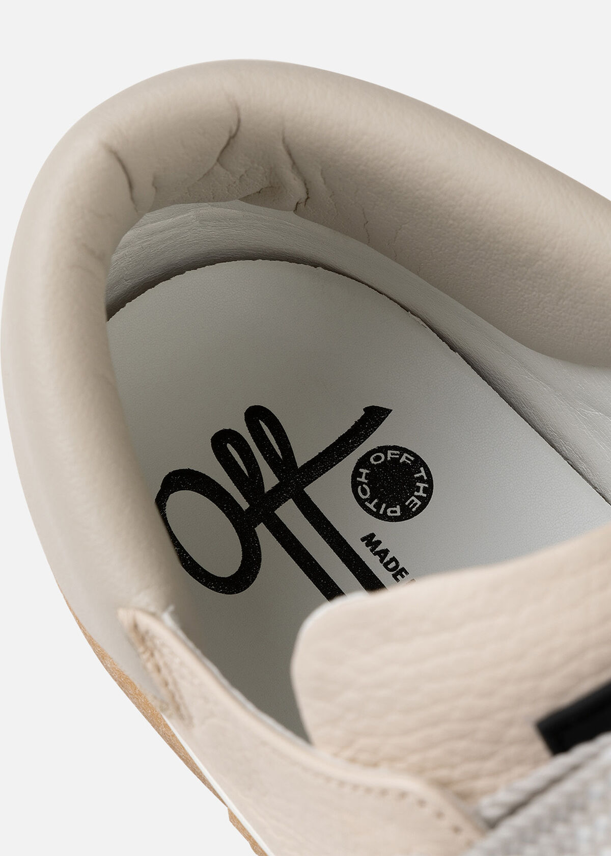 Dodgem - Tumbeled Leather / Suede, Crème, hi-res
