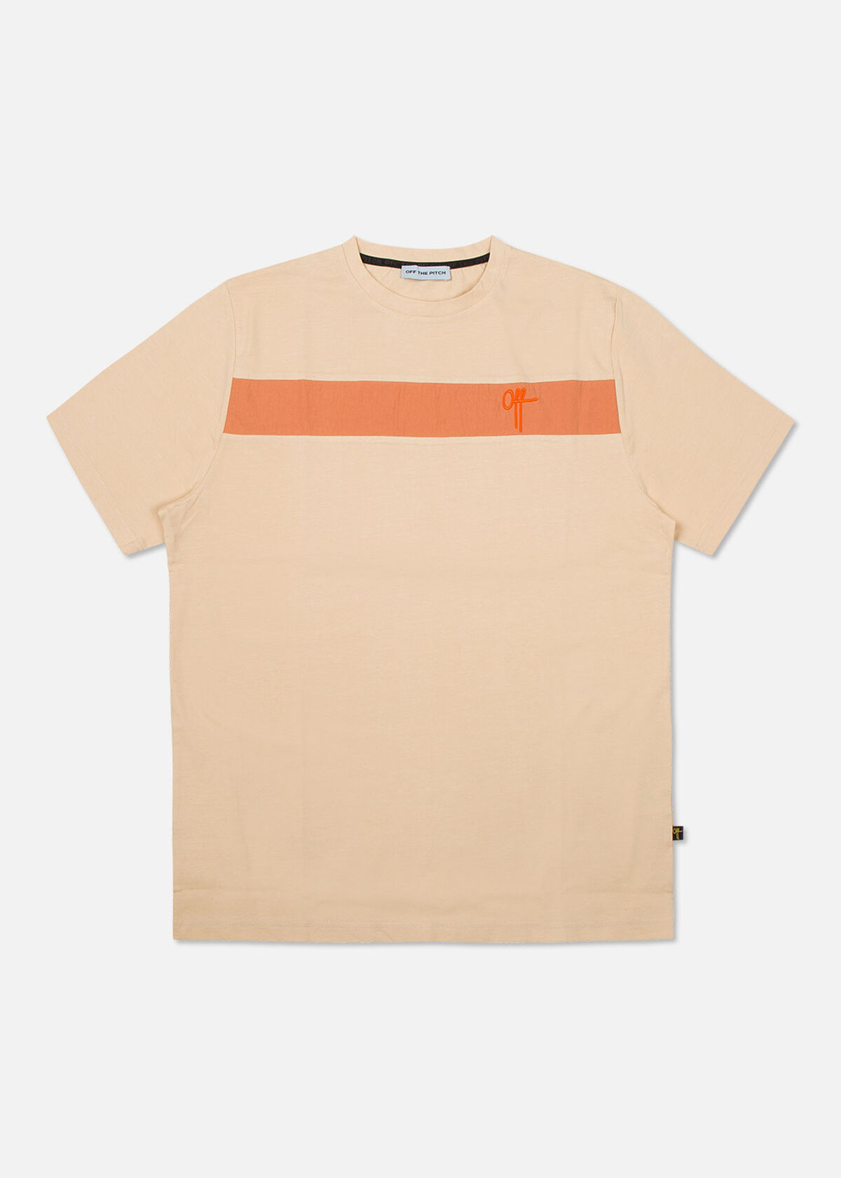 The Comet Regular Tee - Light Grey - 100% Cotton, Orange, hi-res