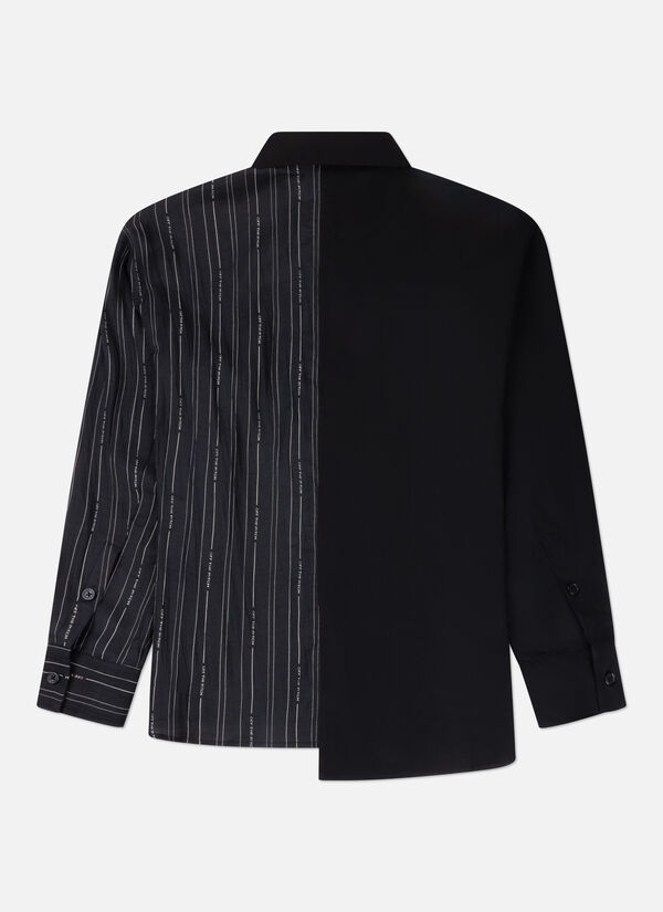 Asymmetric Striped Shirt