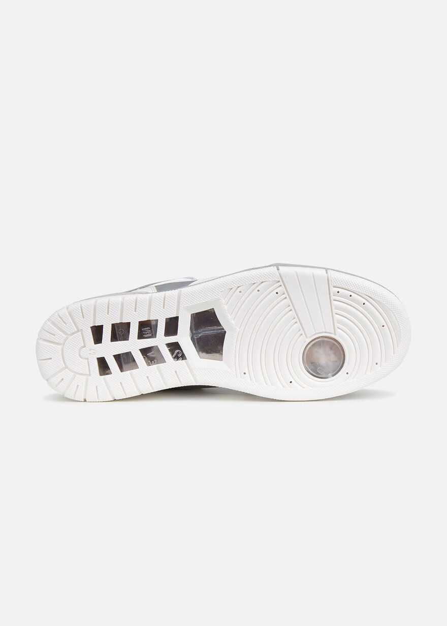 Baskette - Black - Leather, White, hi-res
