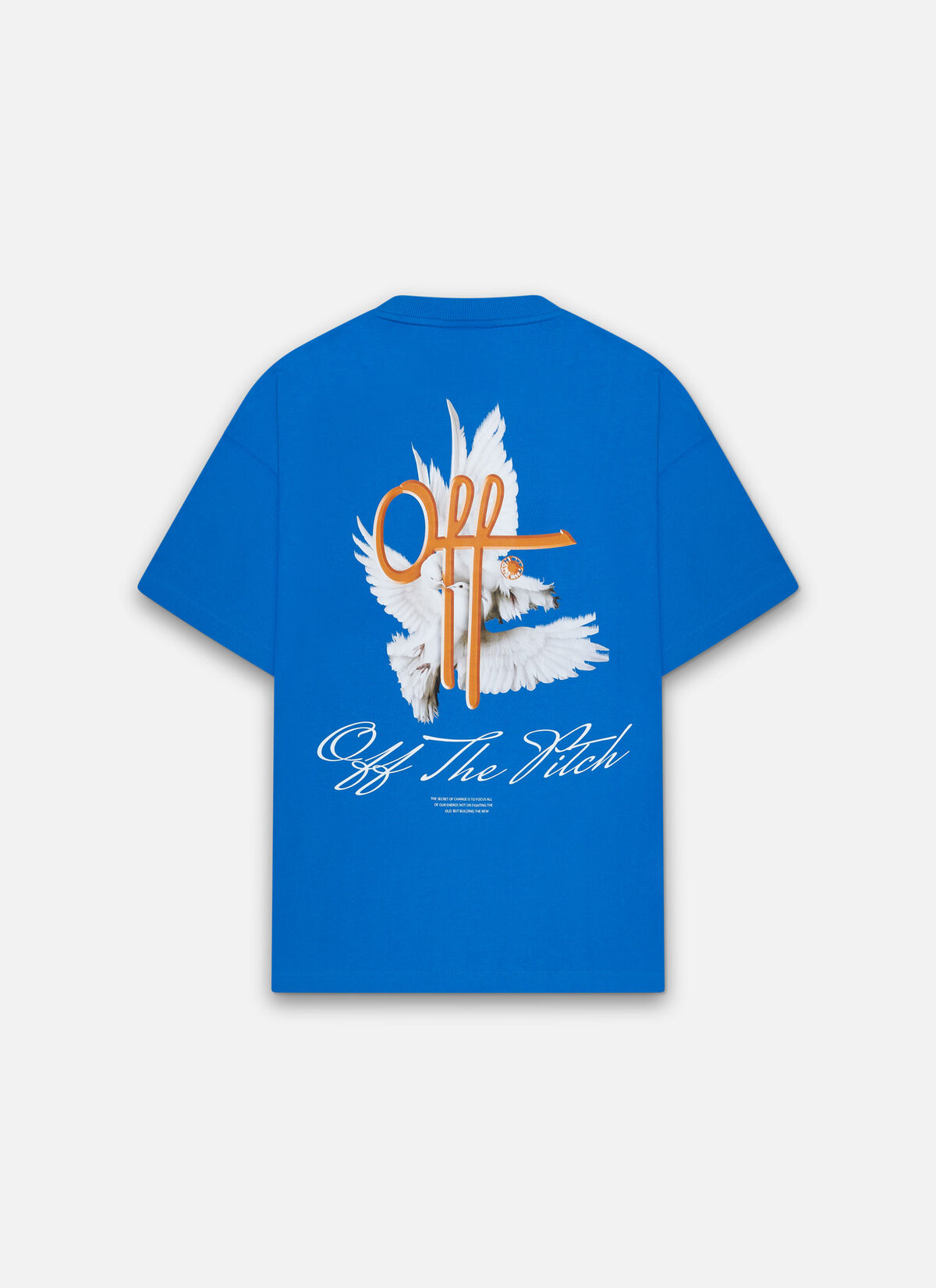 Rebirth oversized tee, Lead Blue, hi-res