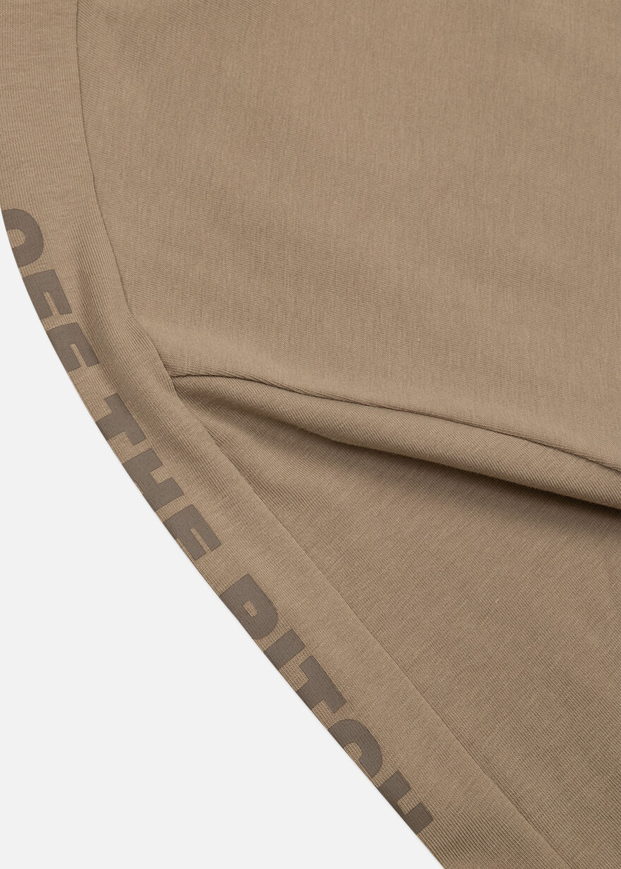 Leisure Slim Fit Tee - 95% Cotton / 5% Elastane, Sand, hi-res