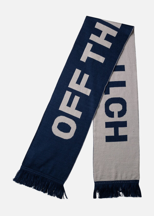 Double Faced Wool-Blend Scarf
