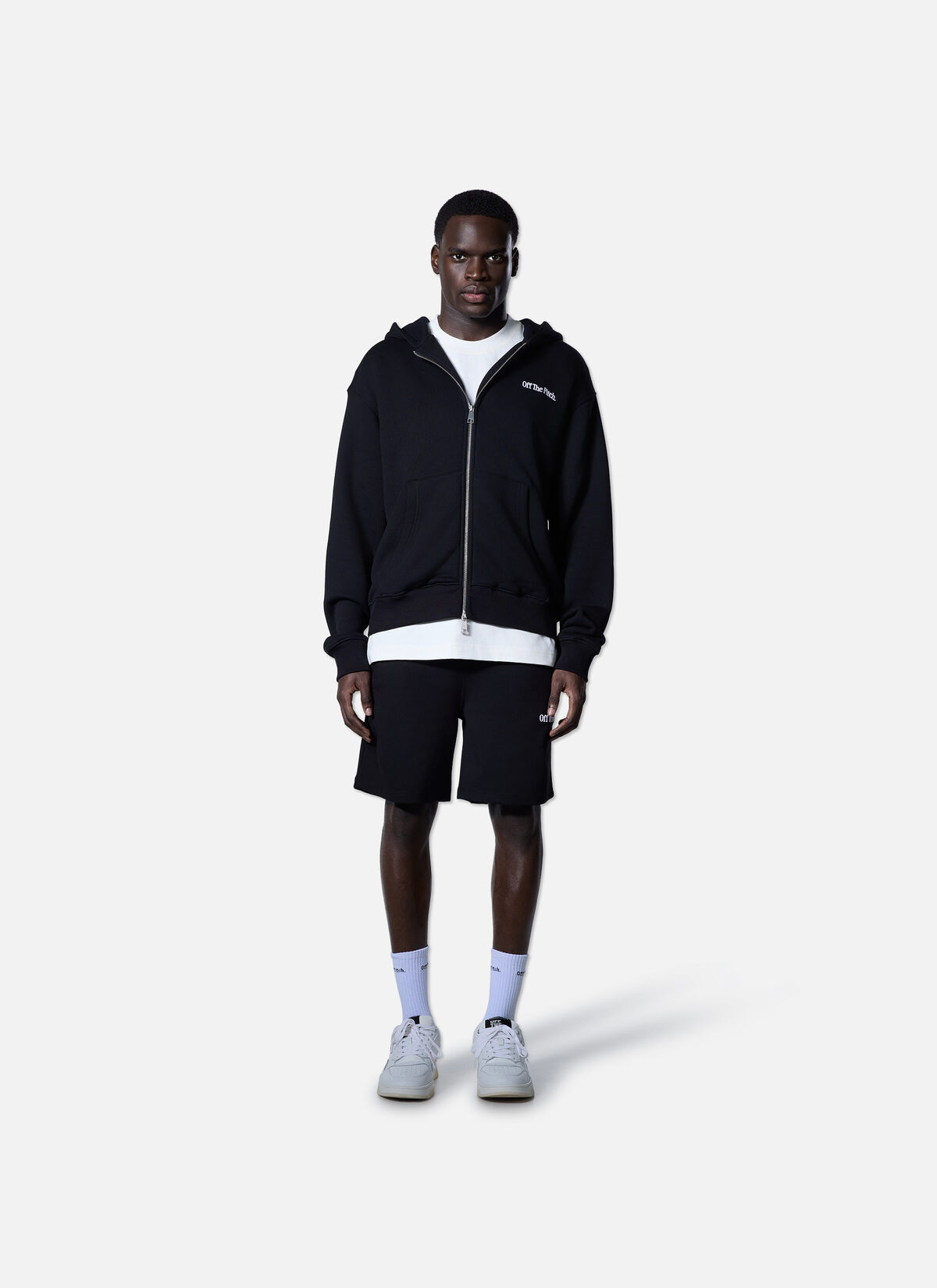 Wardrobe Essentials Full Zip, Black, hi-res