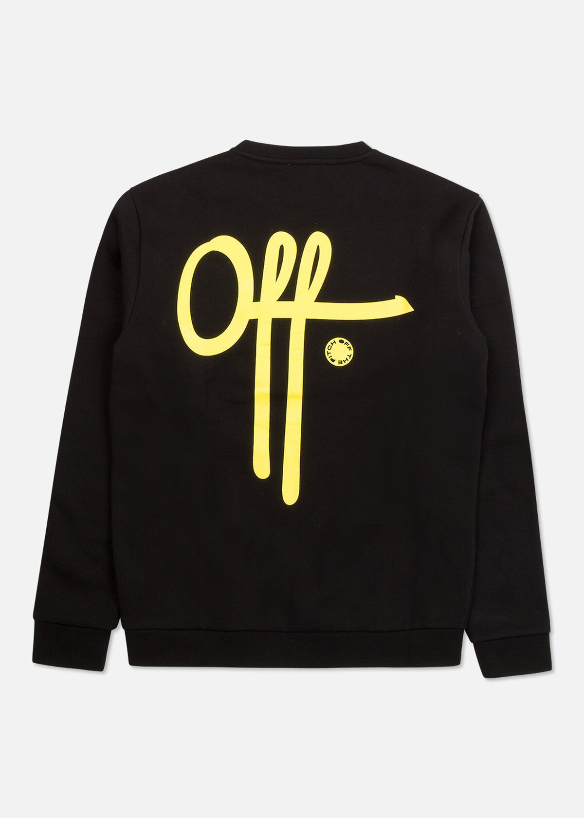 Fullstop Crew, Black/Yellow, hi-res