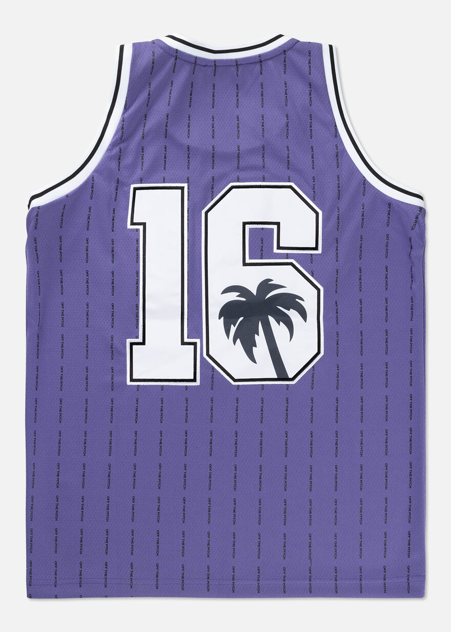 Tropea Basketball Top - 100% Polyester, Purple, hi-res
