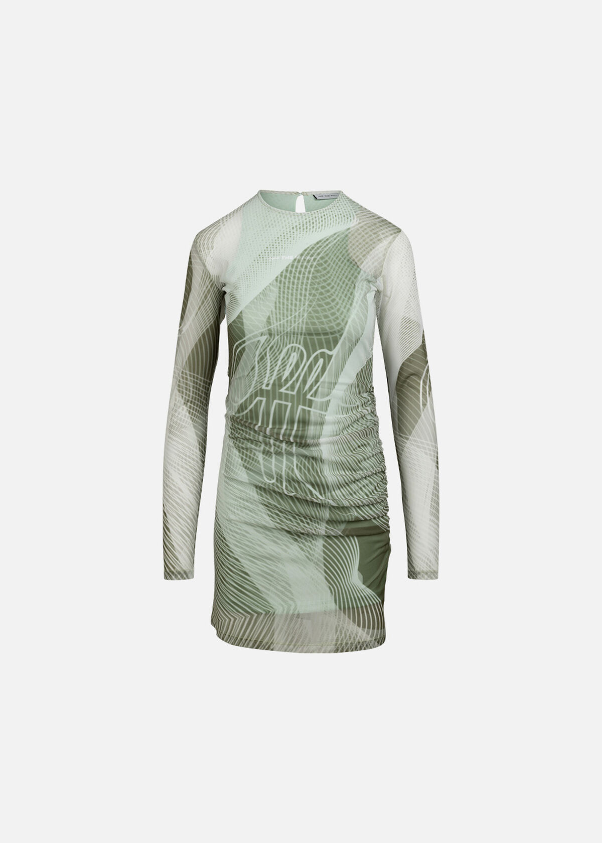 Rave Mesh Dress, Forest Green, hi-res