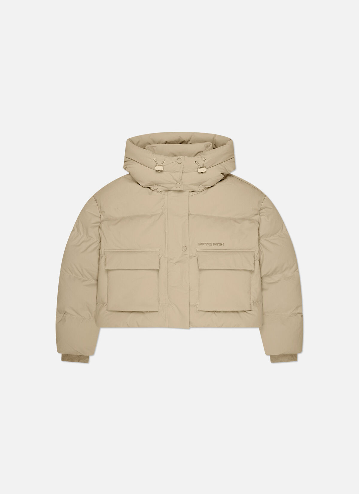 Cropped WMNS Puffer, Sand, hi-res