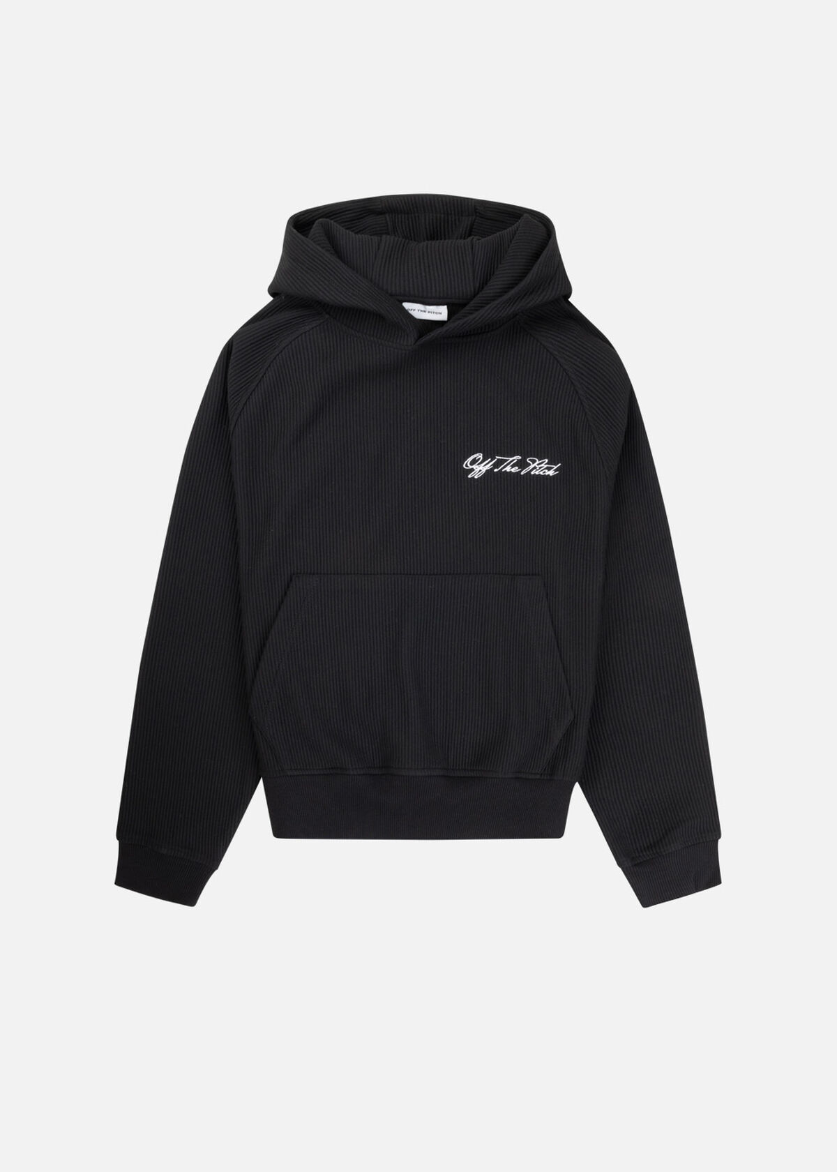 Script Rib Hood Women, Black, hi-res