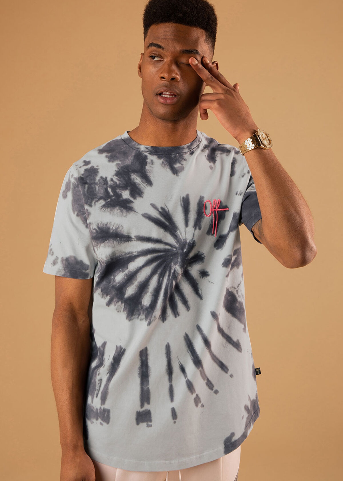 The Dark Matter Slimfit Tee - Grey - 95% Cotton 5%, Grey, hi-res