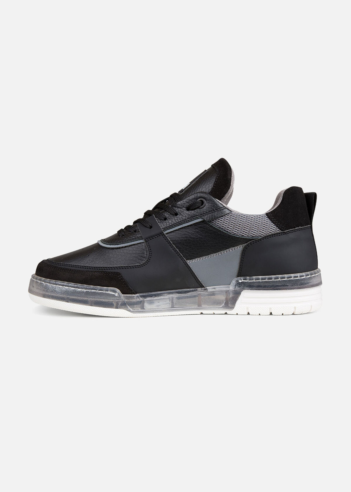 Baskette - Black - Leather, Black, hi-res