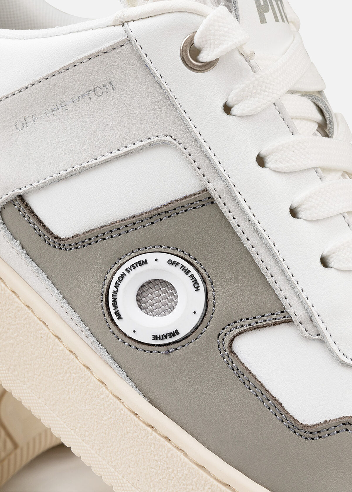 Sky Force - Leather / Nubuck, Grey/White, hi-res