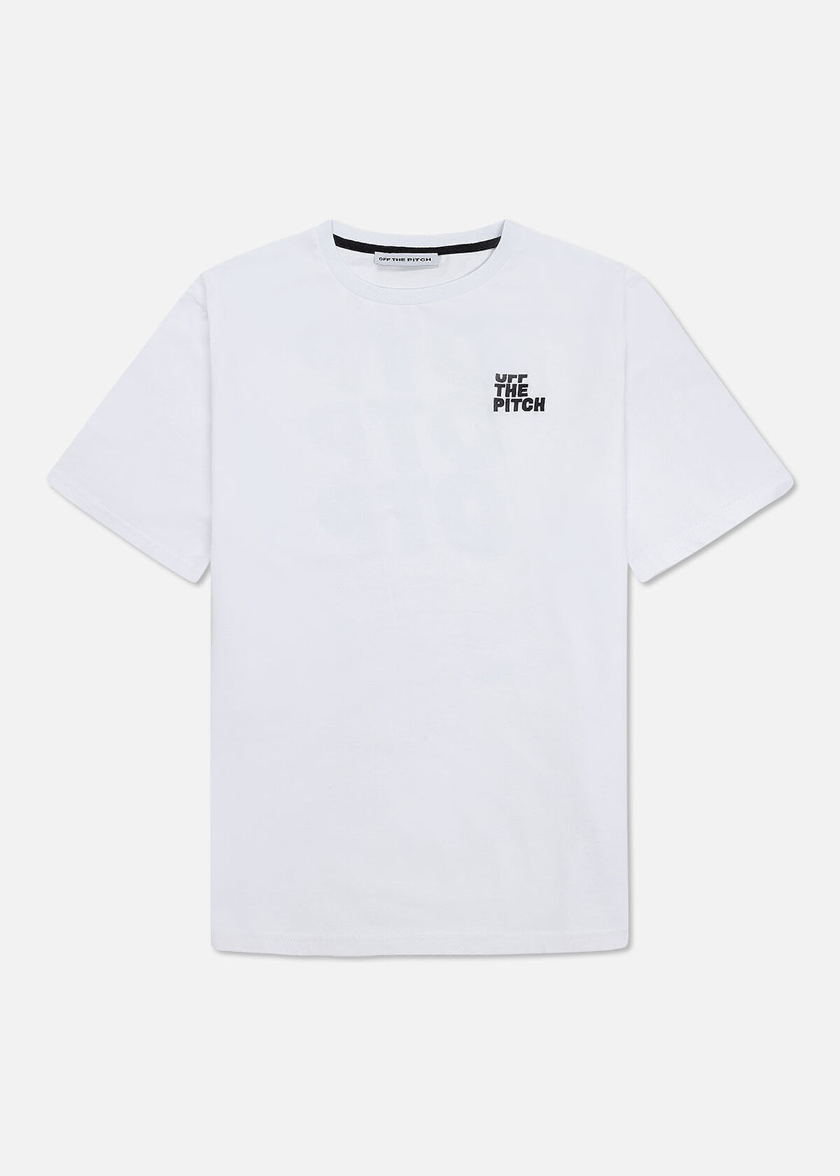 3.0 Regular Tee - 95% Cotton/5% Elastane, White/Green, hi-res