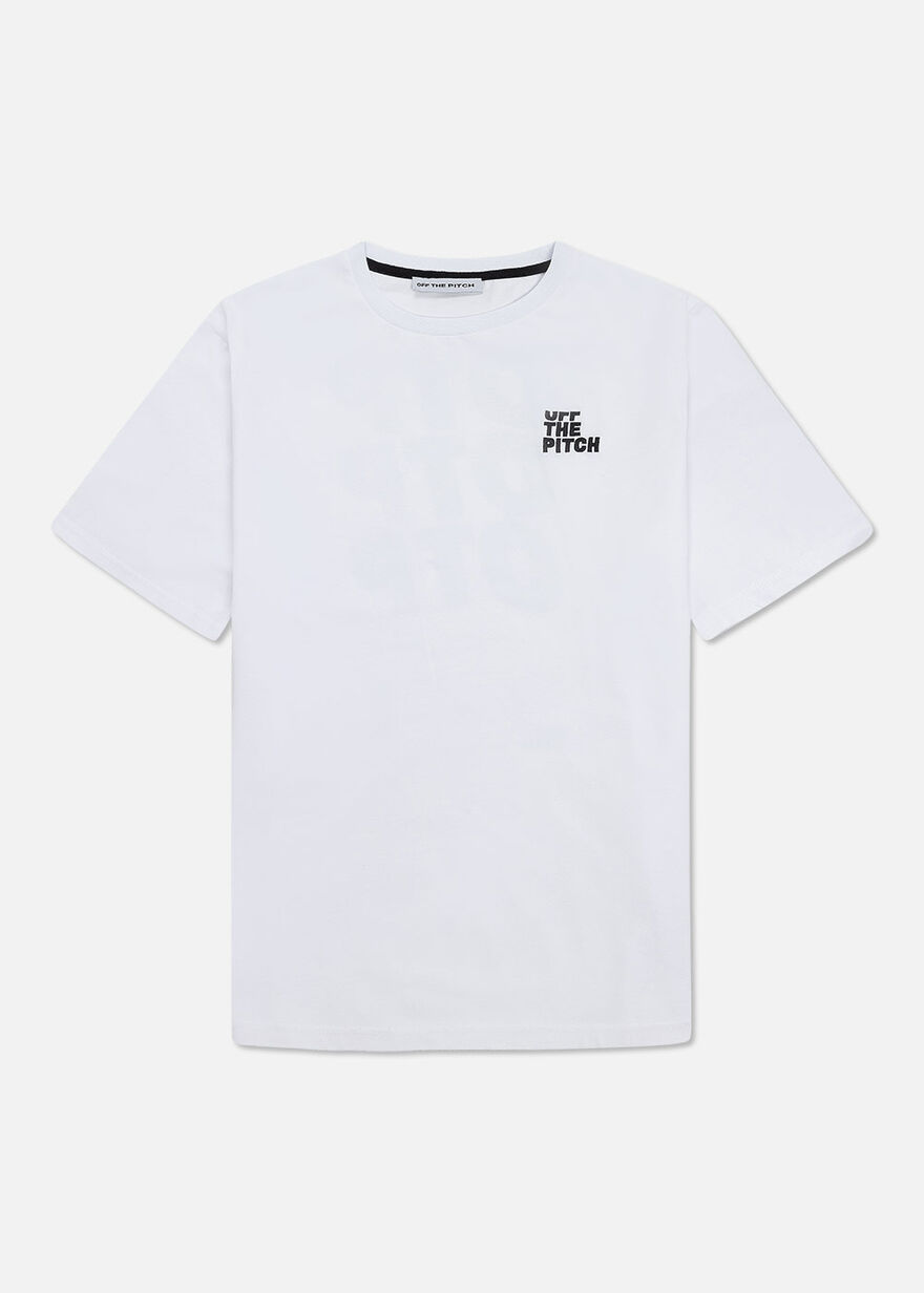 3.0 Regular Tee - 95% Cotton/5% Elastane, White/Green, hi-res
