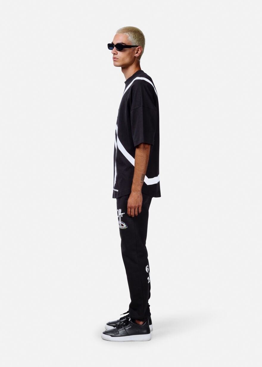 Direction Oversized Tee Unisex, Black, hi-res