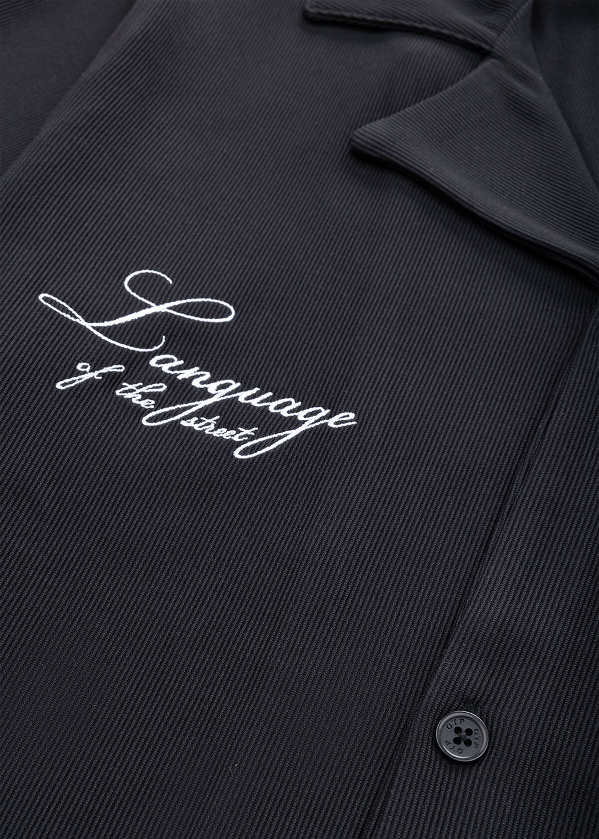 Double Script Shirt, Black, hi-res
