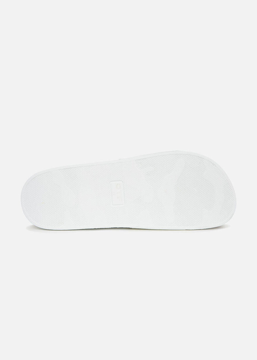 Slide Off - Khaki - Logo strap, White, hi-res