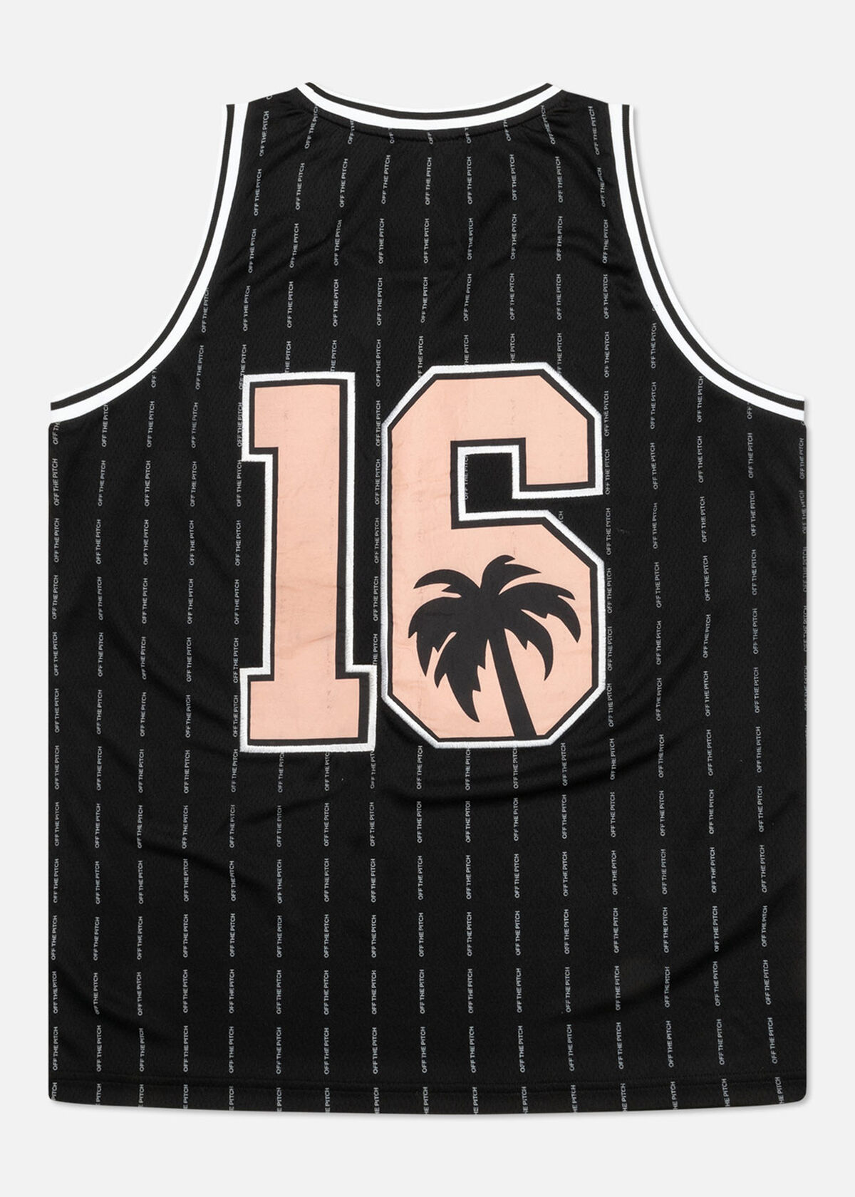 Tropea Basketball Top - 100% Polyester, Black, hi-res