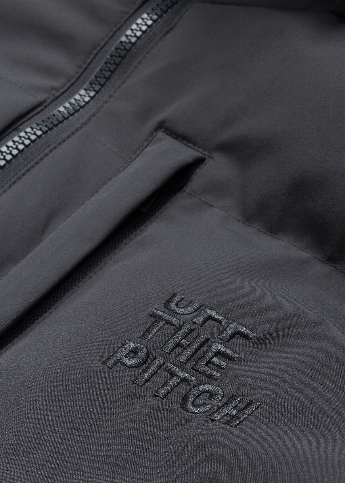 Longline Puffer, Dark grey, hi-res