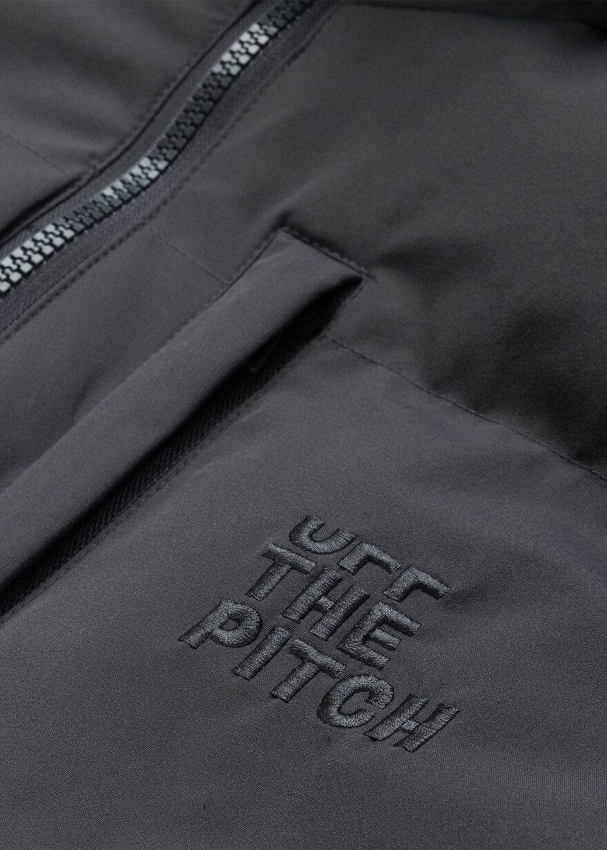 Longline Puffer, Dark grey, hi-res