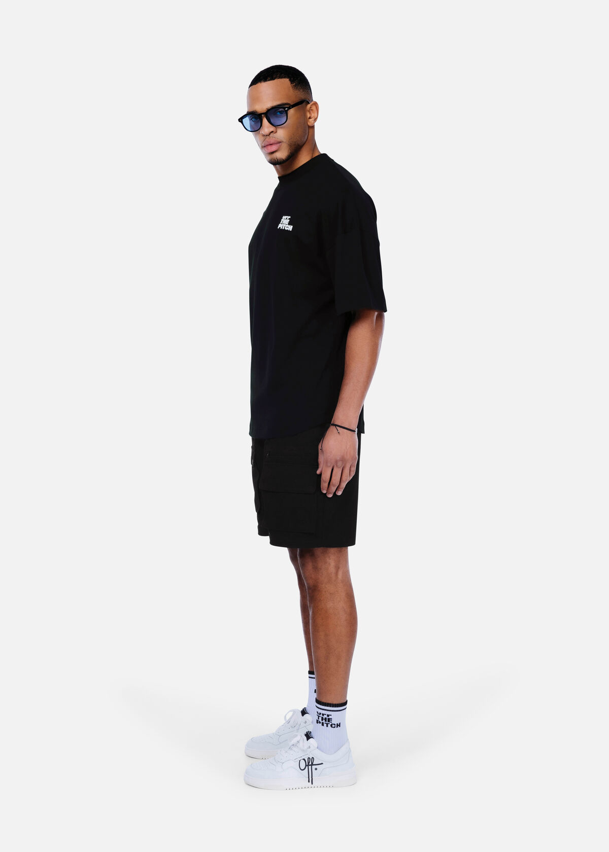 Carbon Oversized Tee, Black, hi-res