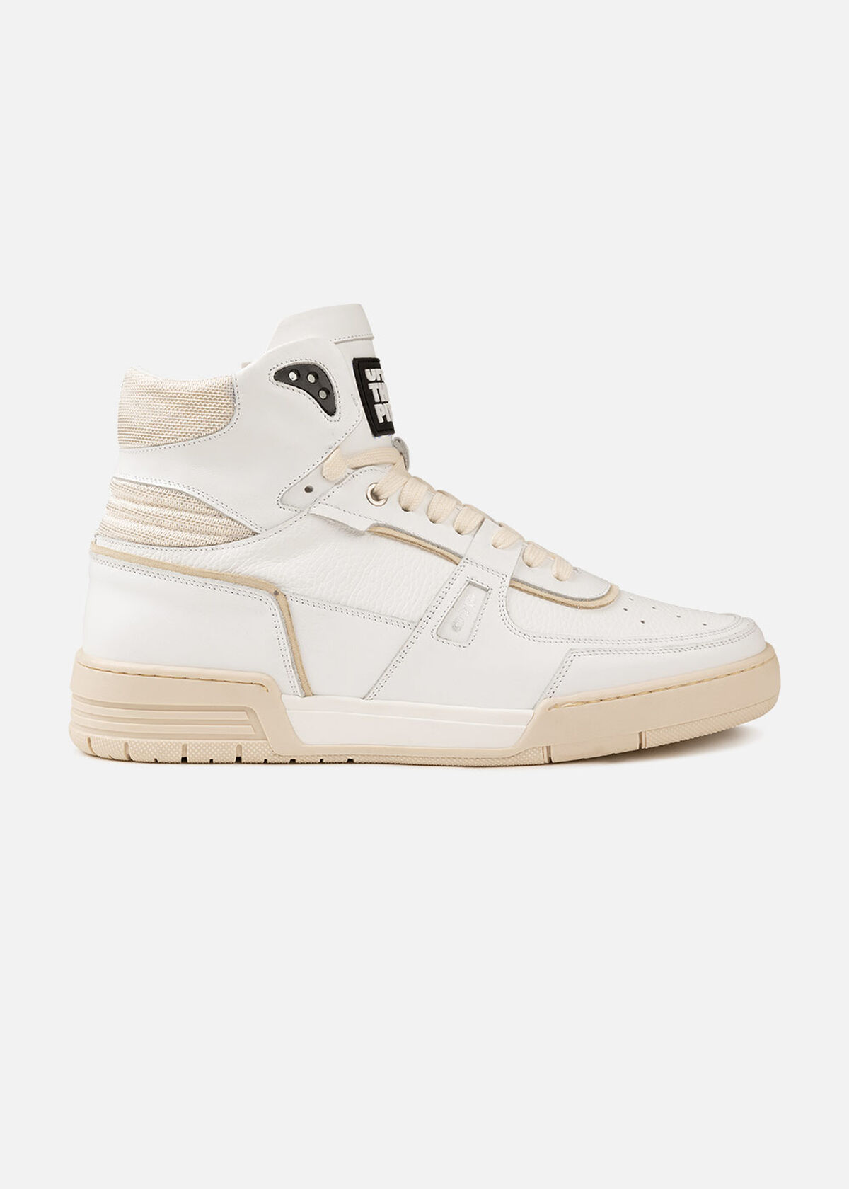 Basketta Hi - Silky Suede, White/Gold, hi-res