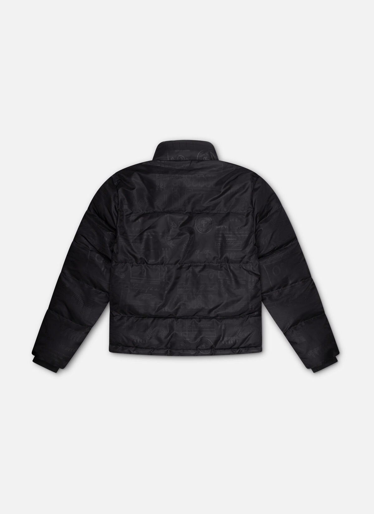 Printed Puffer, Black, hi-res