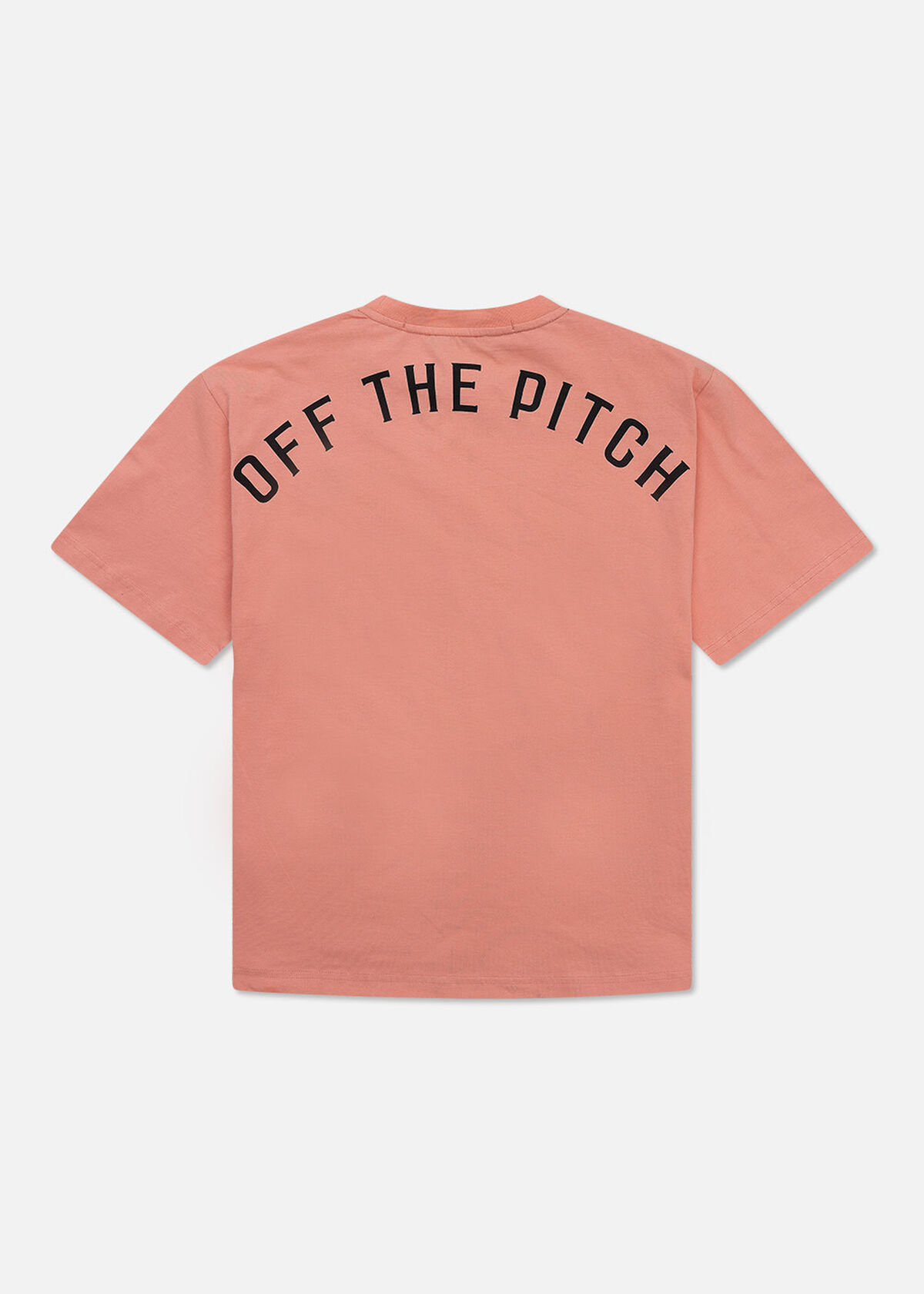 Loose Fit Pitch Tee - 100% Cotton, Peach, hi-res