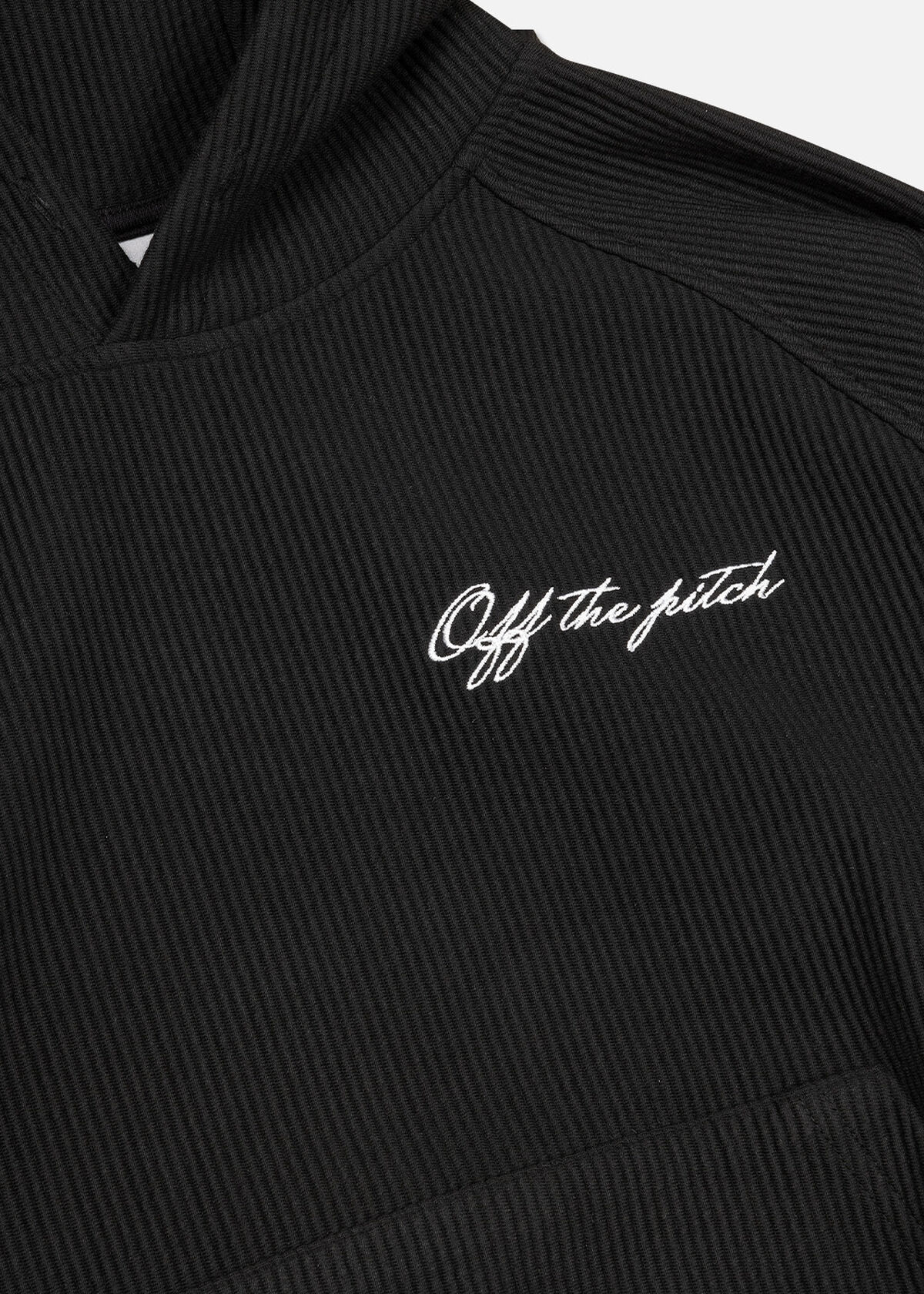Script Rib Hood Women, Black, hi-res
