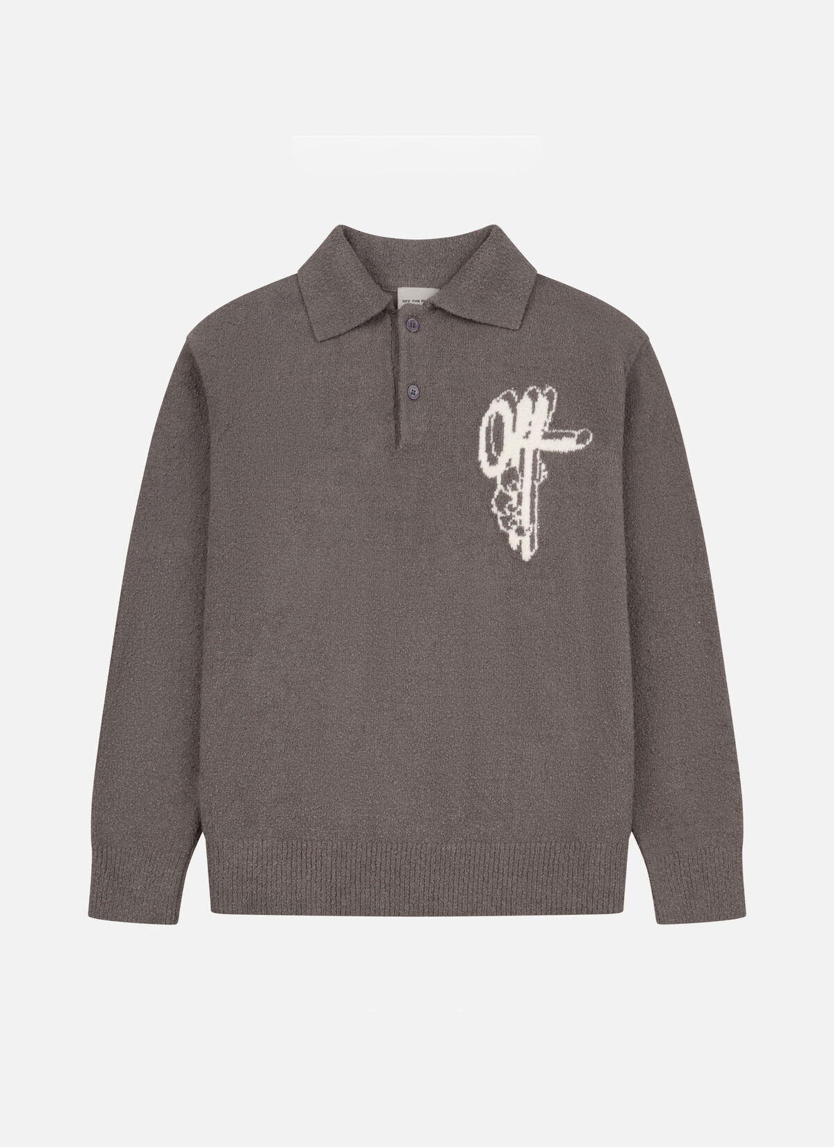 Boucle Grip Sweater, Dark grey, hi-res