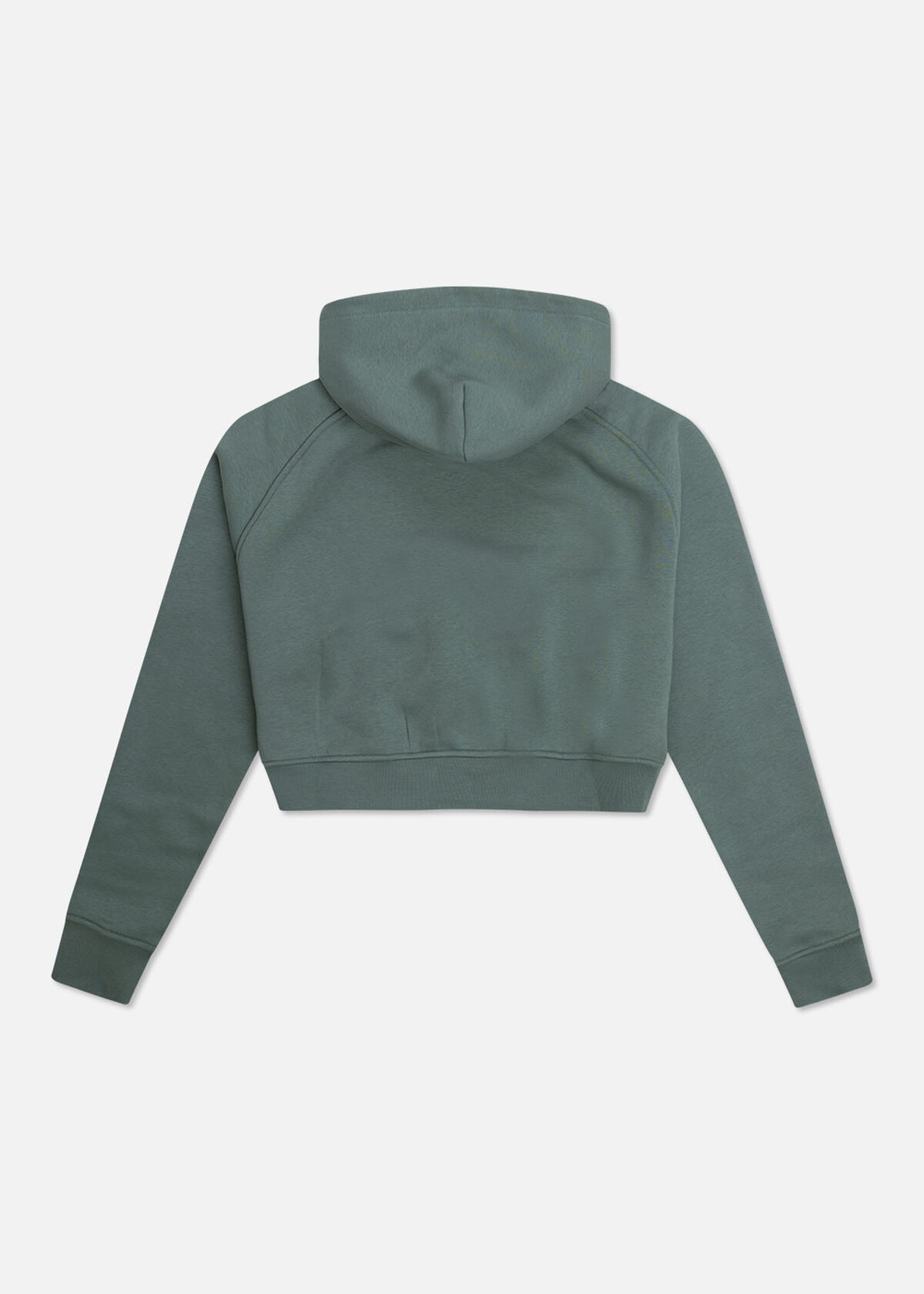 Comfort Cropped Hood Women - 100% Cotton, Forest Green, hi-res