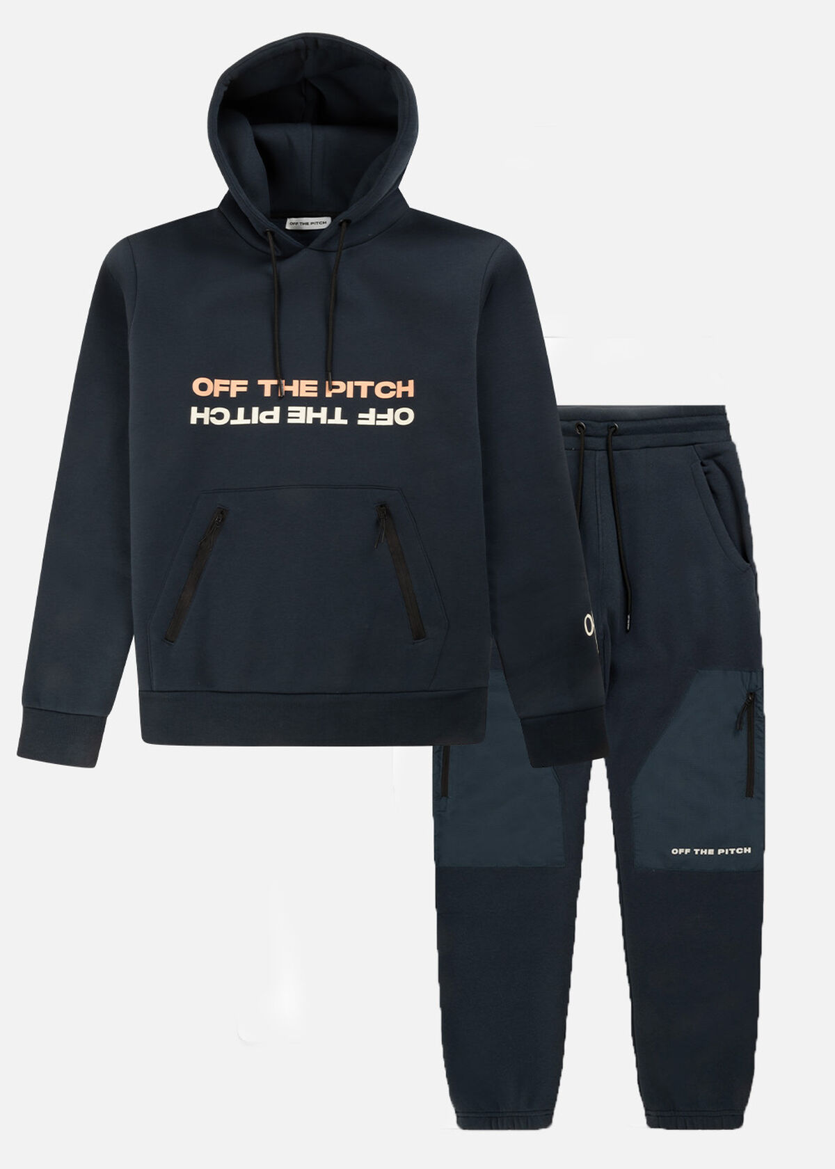 Lennox Suit - 65% Cotton / 35% Polyster, Navy/Black, hi-res