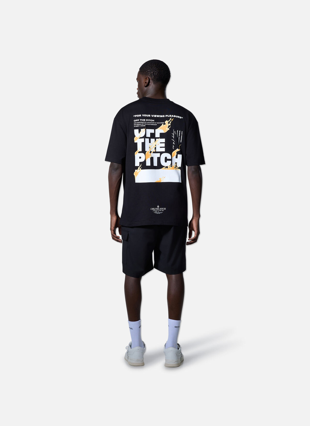 Lit Loose Fit Tee, Black, hi-res