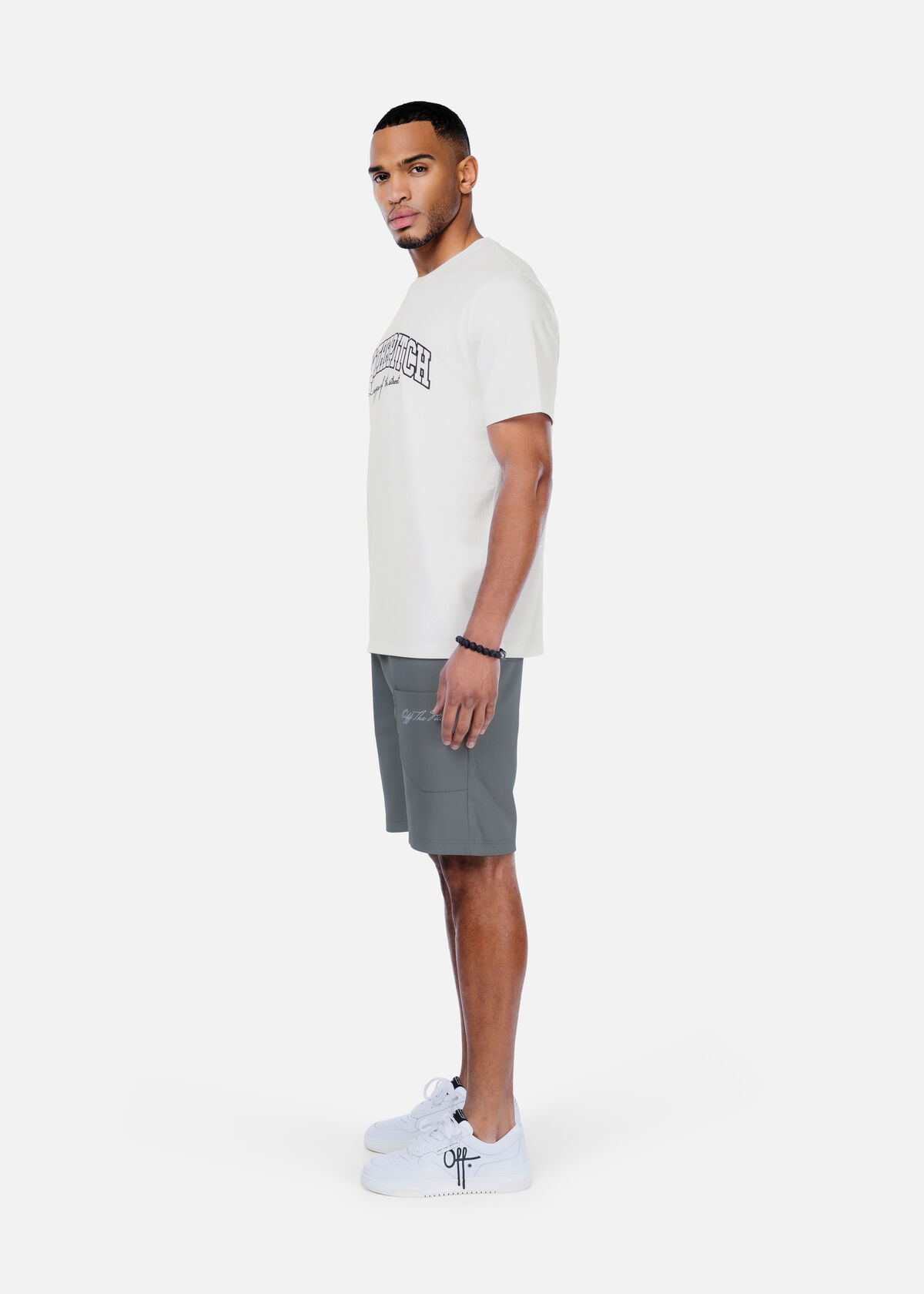 Double Script Short, Ultimate Grey, hi-res