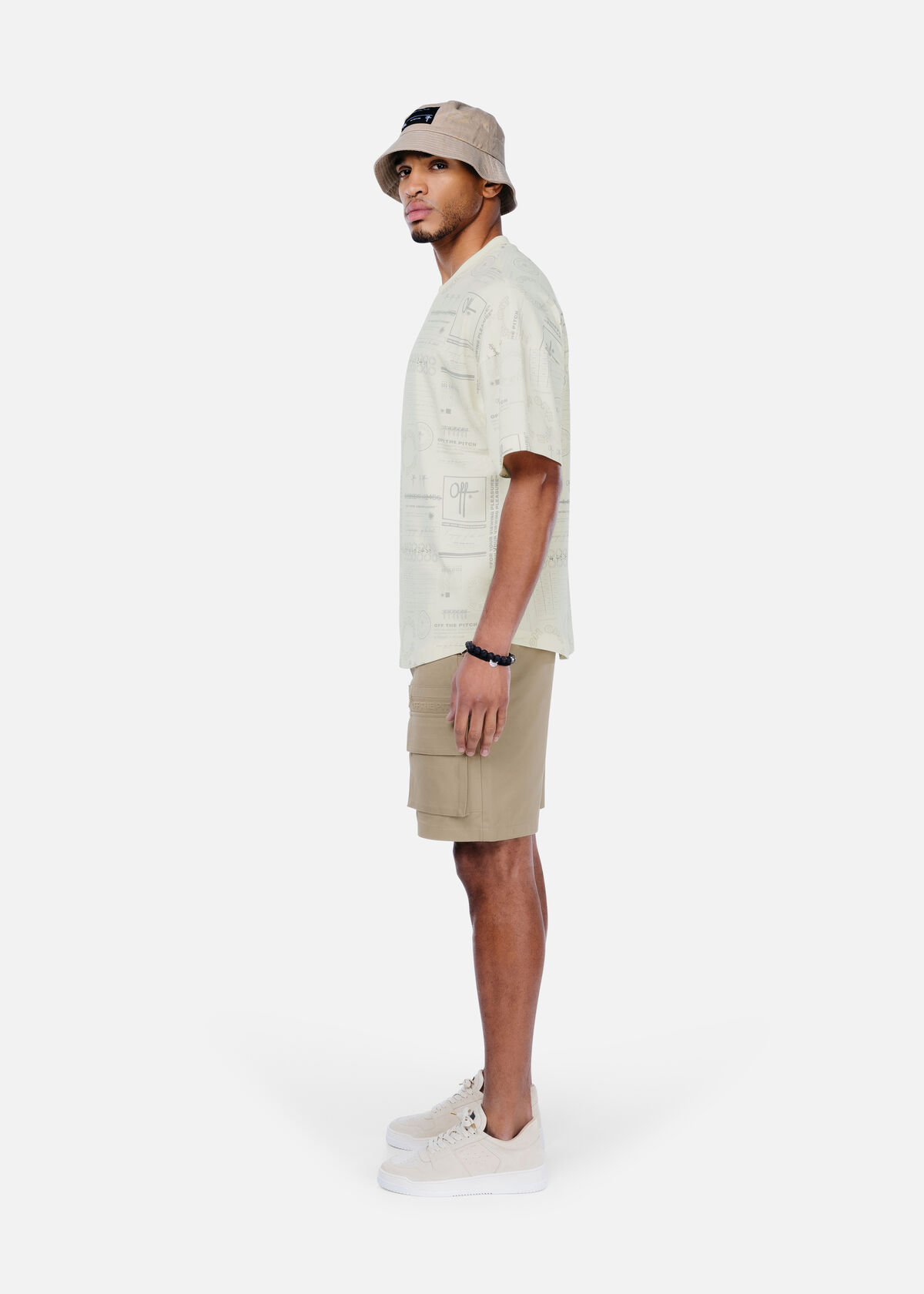 Chip Oversized Tee, Off white, hi-res