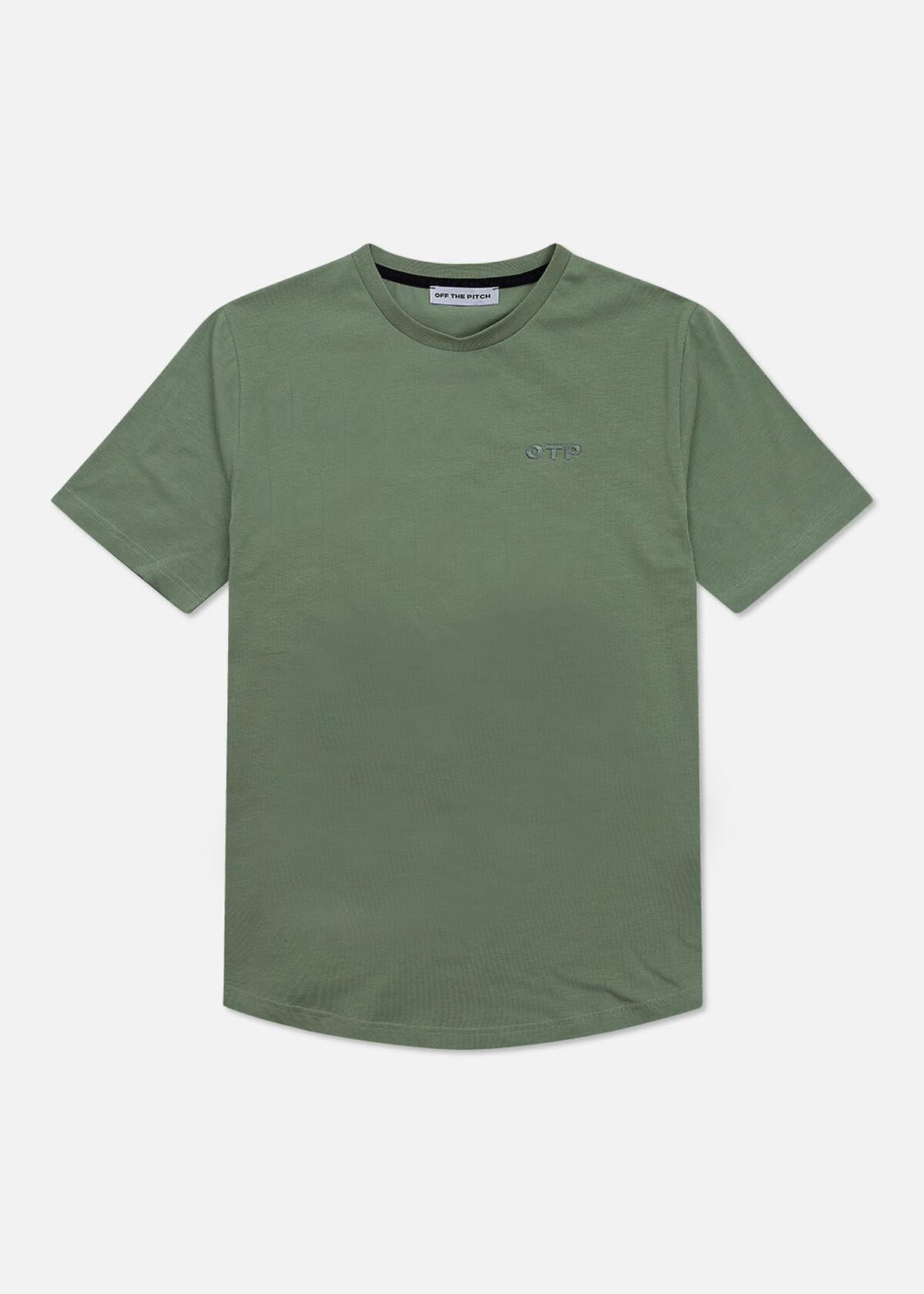 Fullstop Slim Tee 2.0 - 95% Cotton / 5% Elastane, Green/White, hi-res