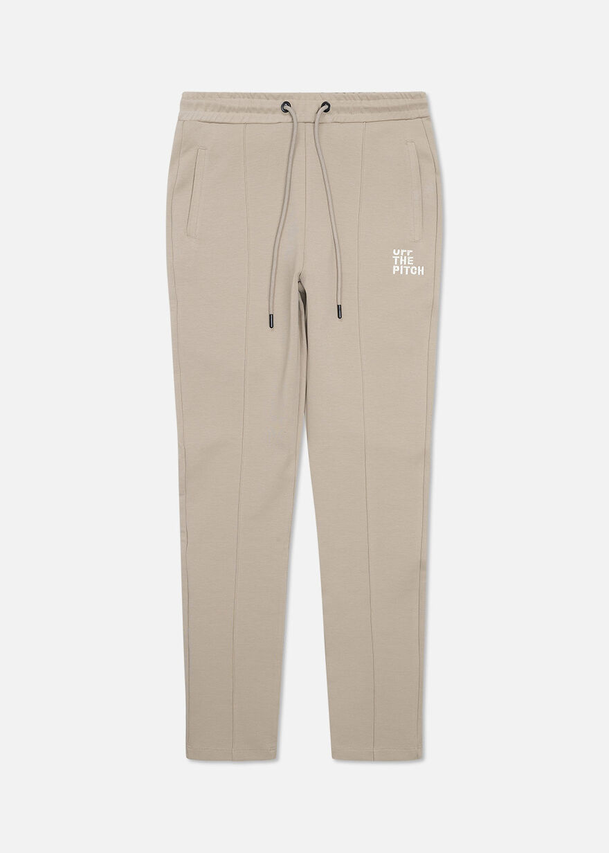 Offset Jog Suit Women - 78%Cotton/17%Polyester/5% , Sand, hi-res