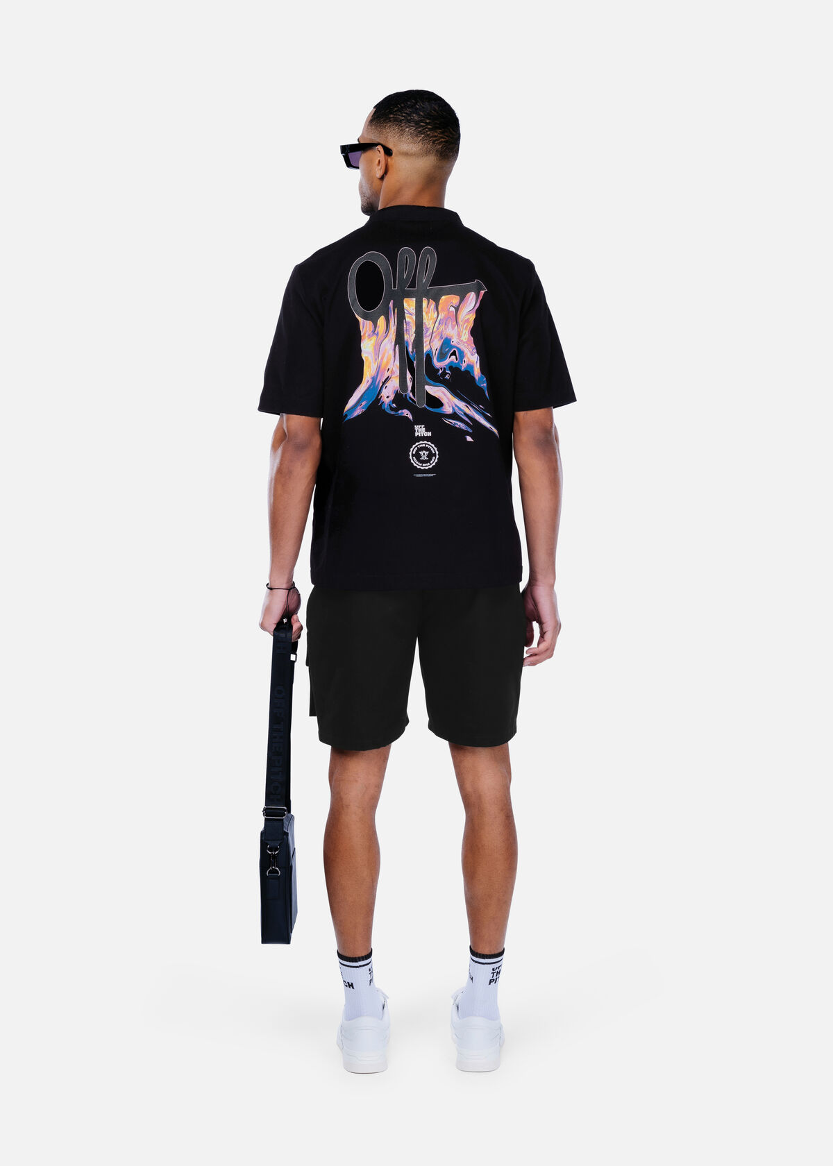 Utility Cargo Shorts, Black, hi-res