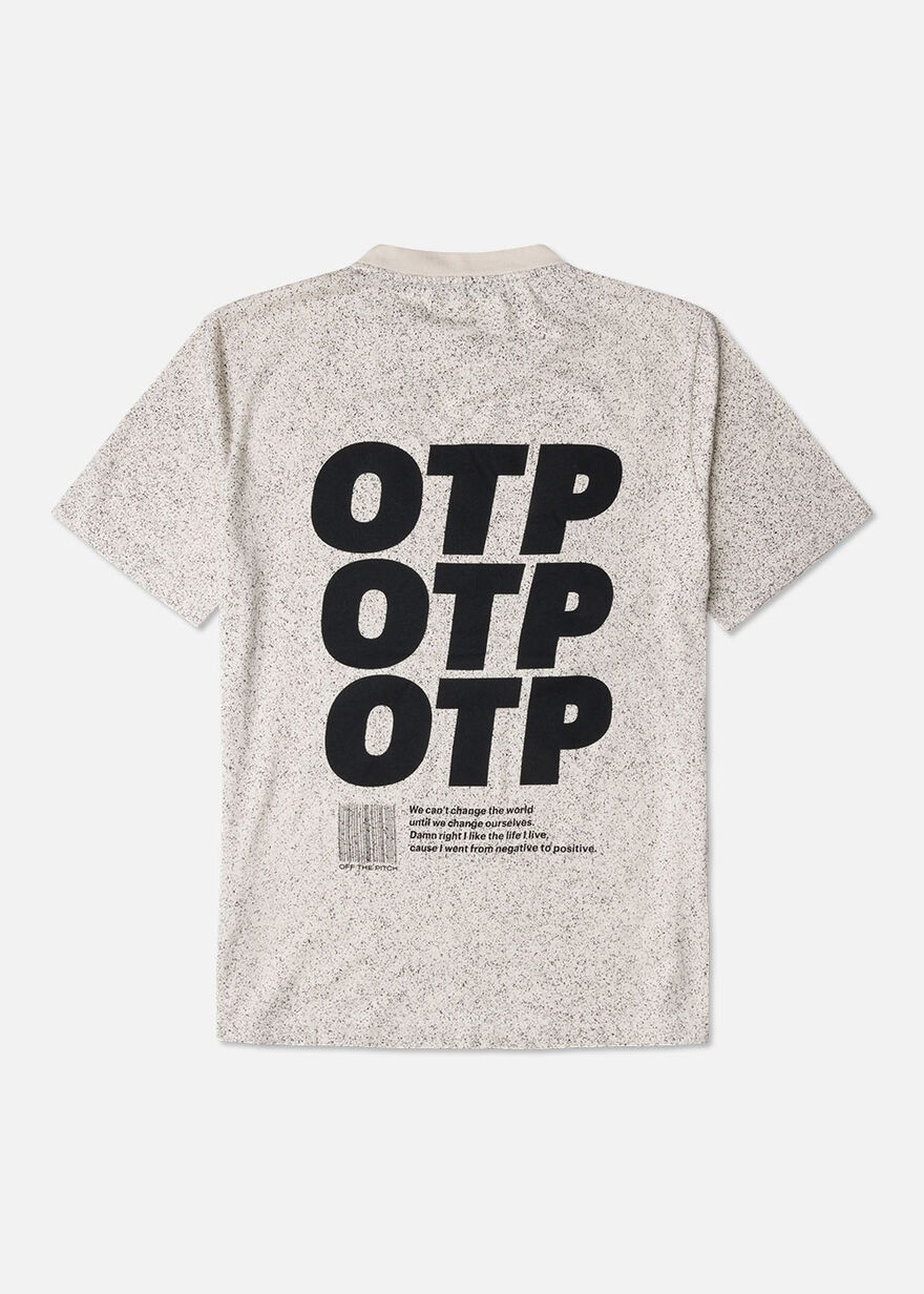 Oslo Regular Tee Digital, Crème, hi-res