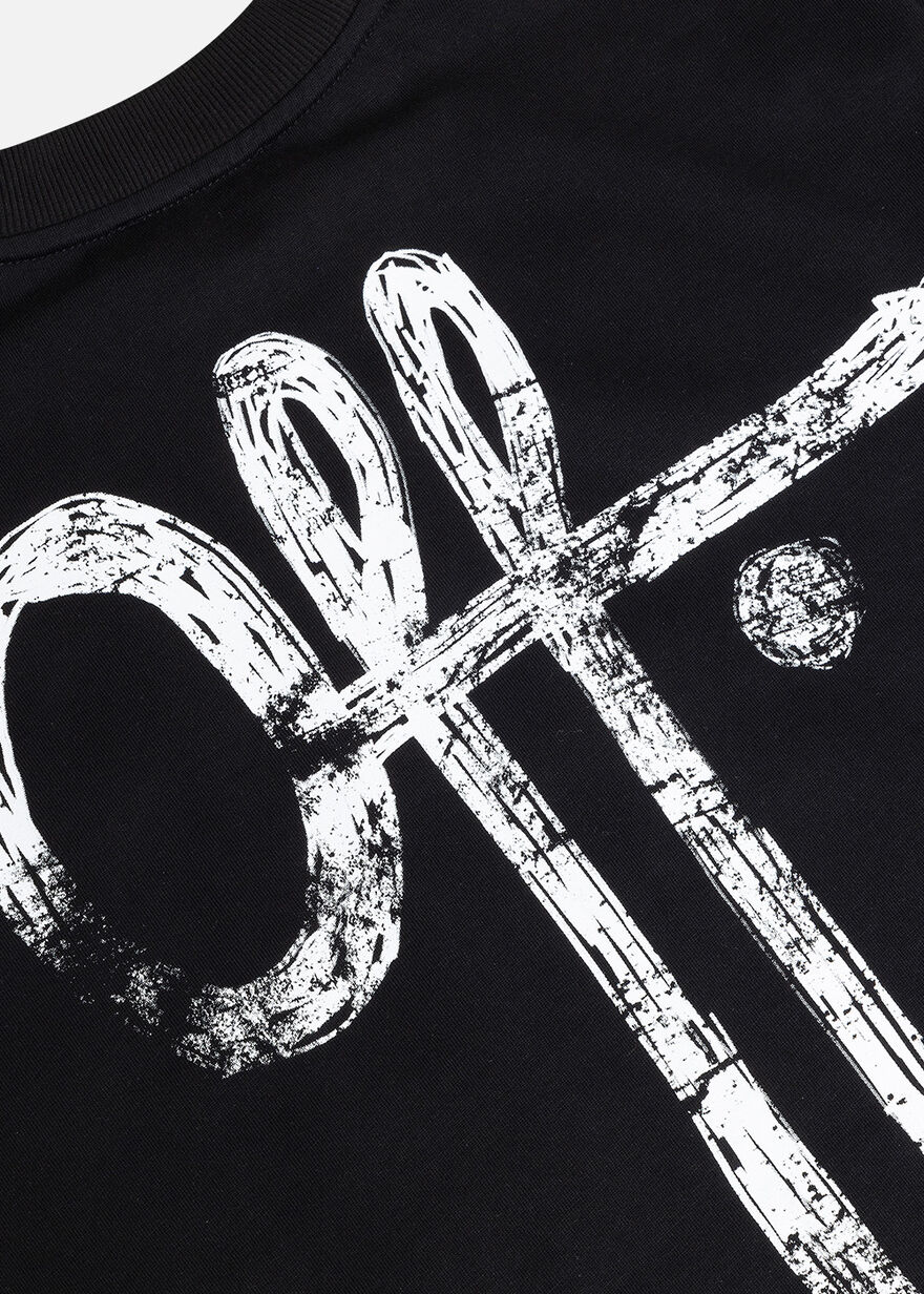 Chalk Oversized Tee Unisex, Black, hi-res