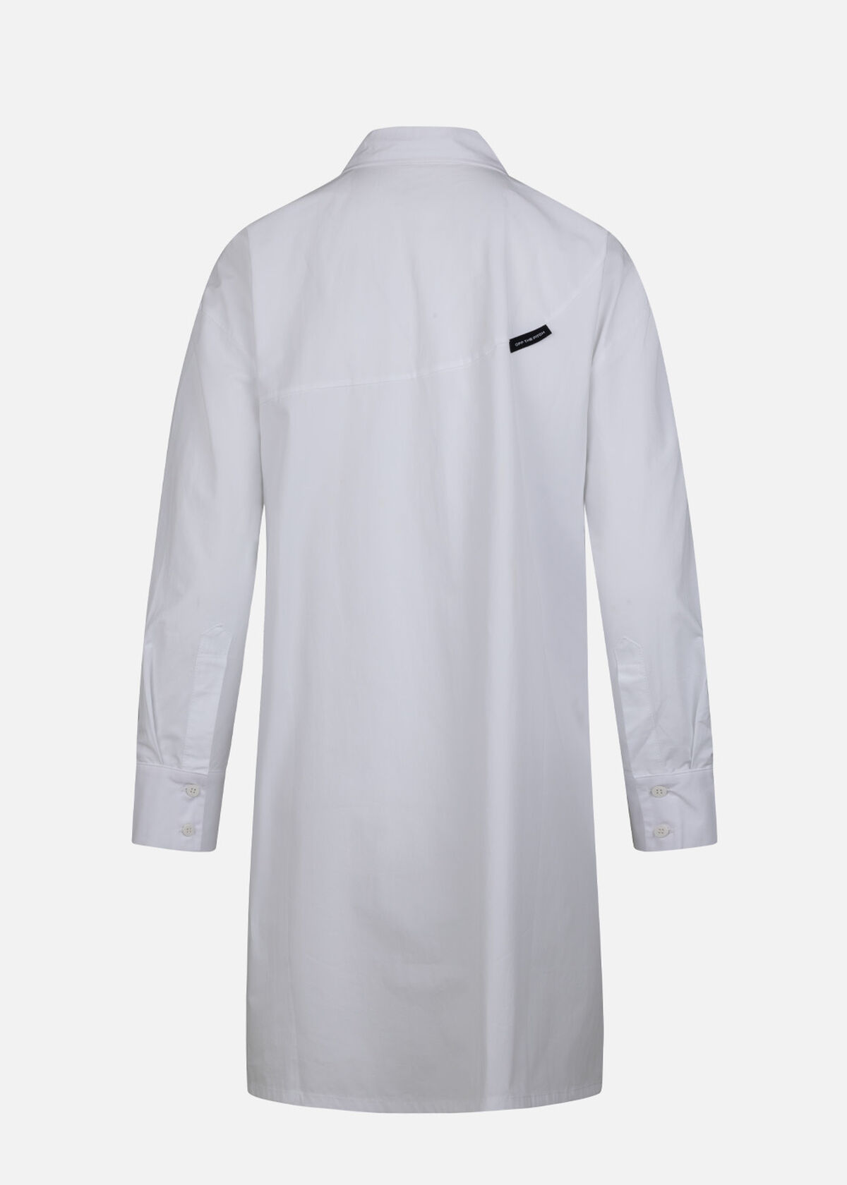 Deconstructive Oversized Shirt, White, hi-res