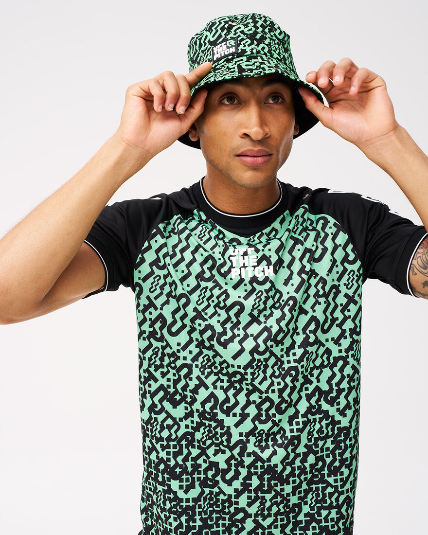 OTP X ROBEY Davies Bucket Hat, Black/Green, hi-res