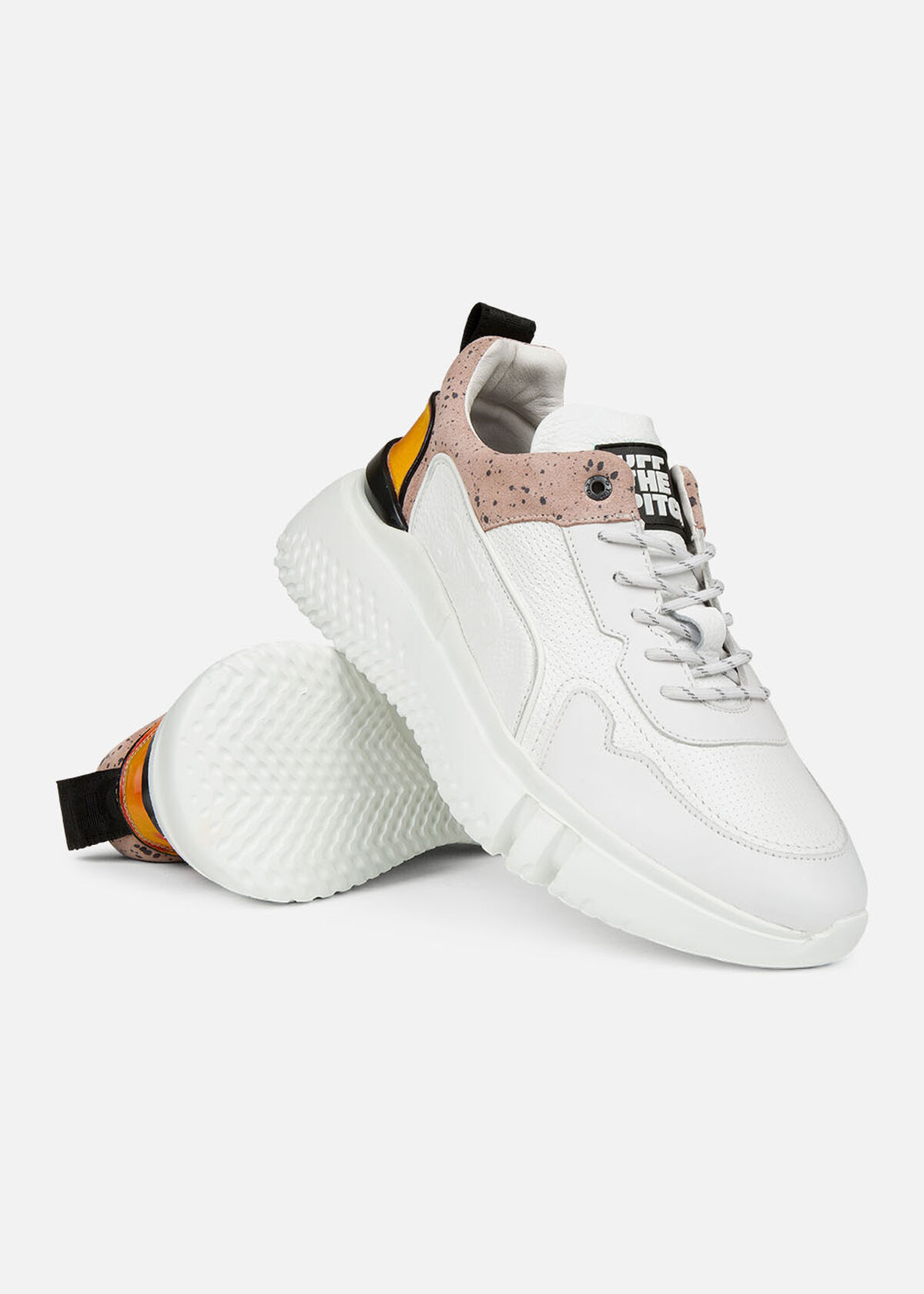Treble Runner - White - Leather, White, hi-res