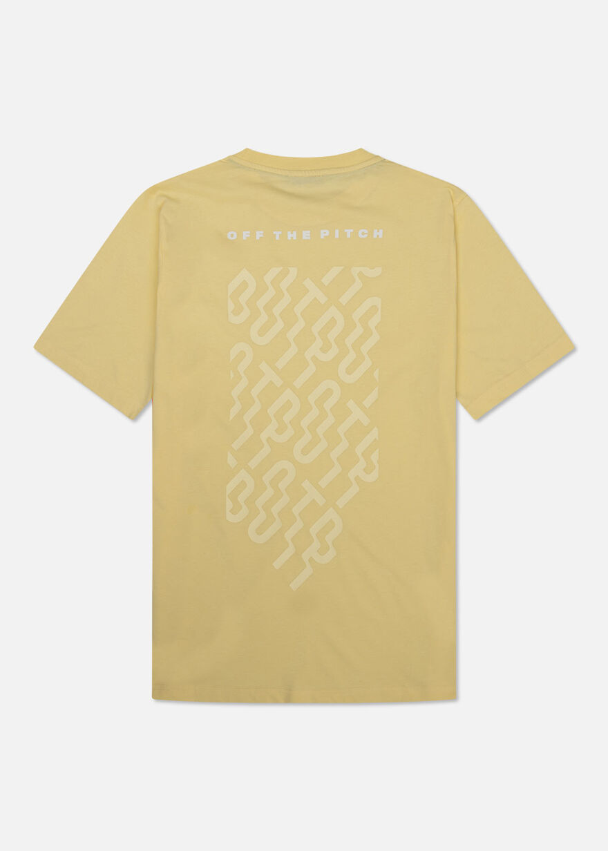 Backburn Regular Tee - 100% Cotton, Yellow, hi-res