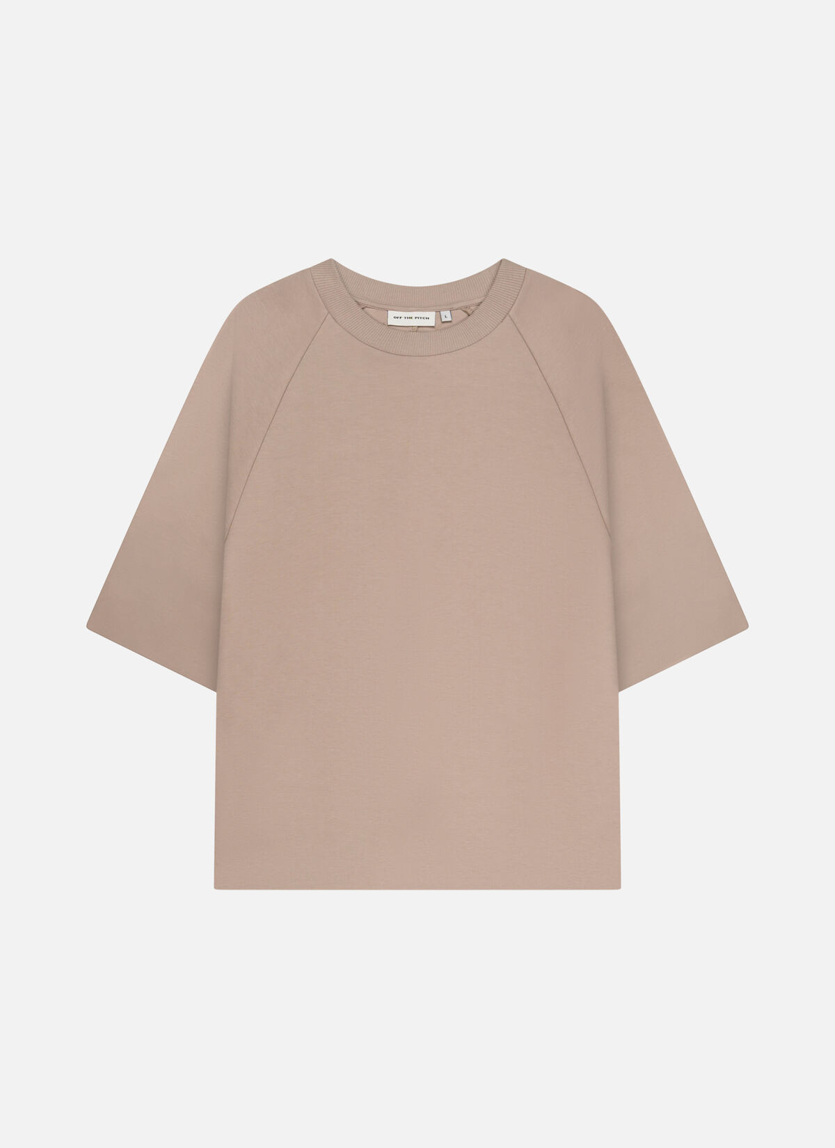 Raw Edge Echo Raglan Tee, Sand, hi-res
