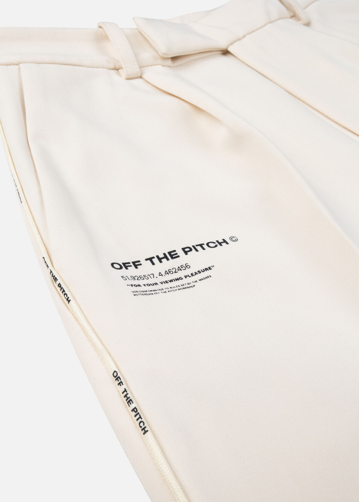 Pleated smart trousers, Off white, hi-res