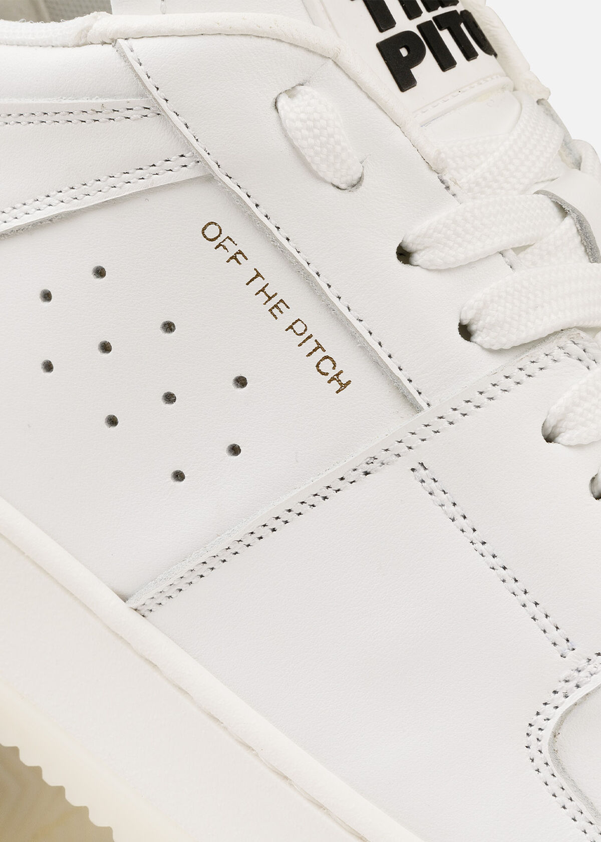 Supernova Low - Leather, White, hi-res