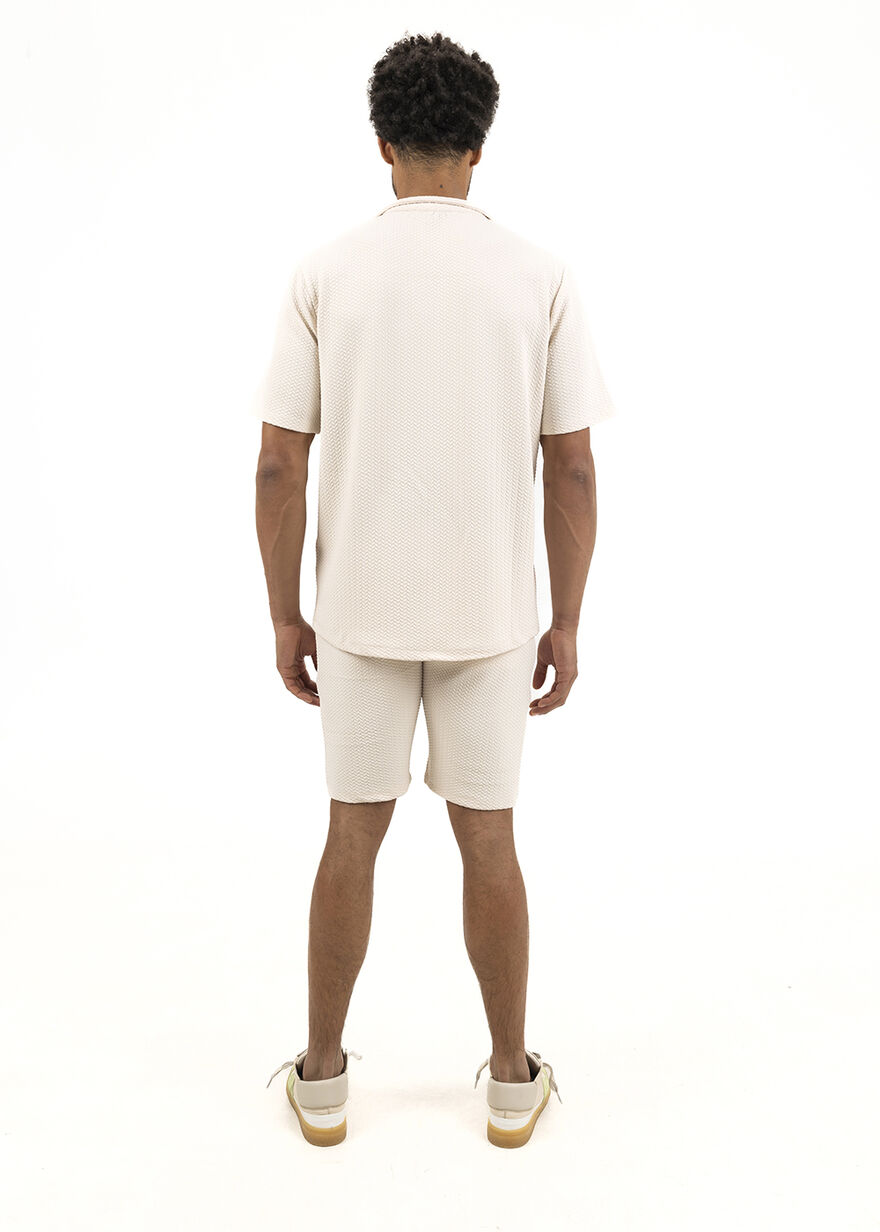 Boulevard Shorts - 97% Polyester / 3% Elastane, Crème, hi-res