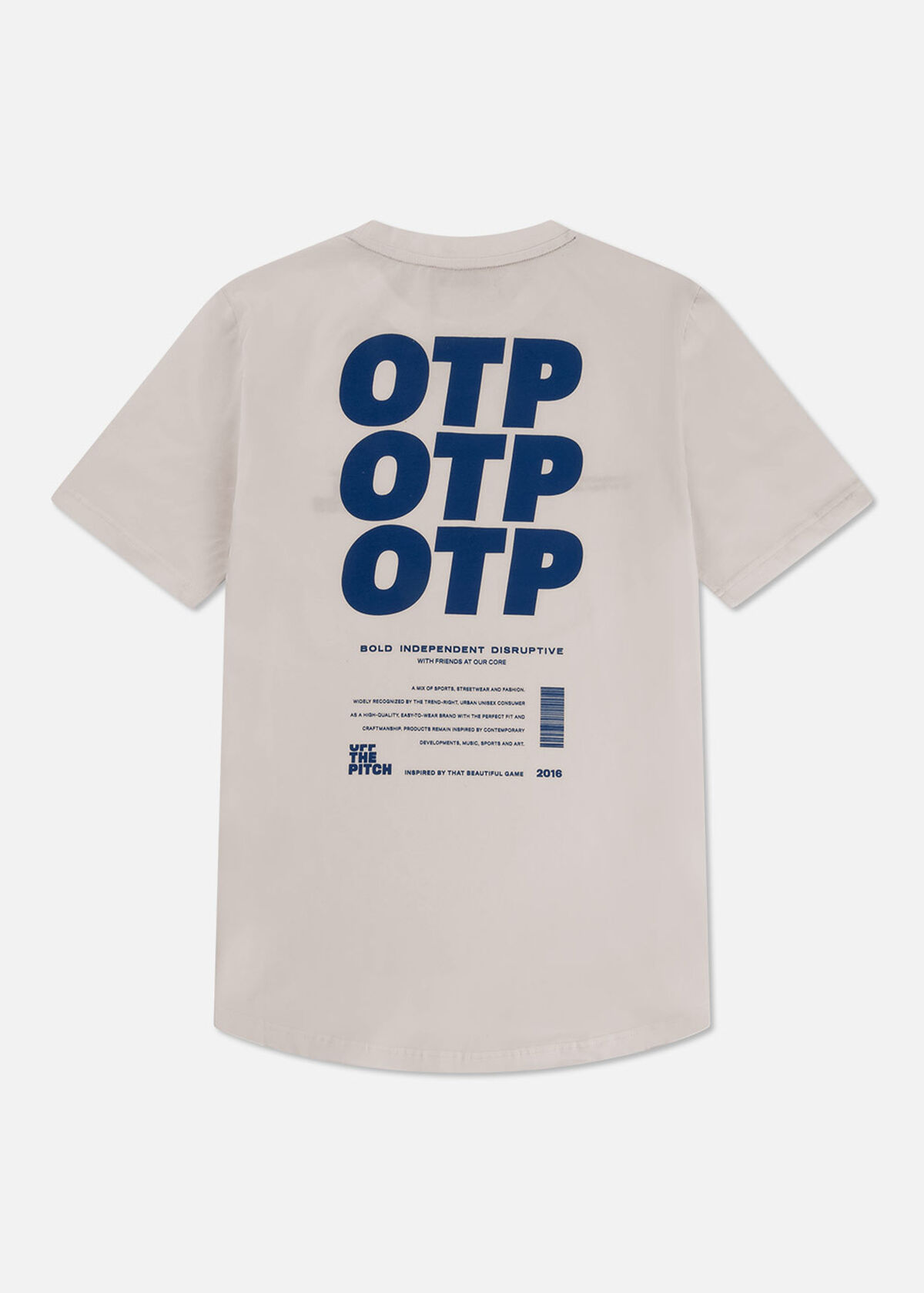 Division Slim Fit Tee, Off white, hi-res