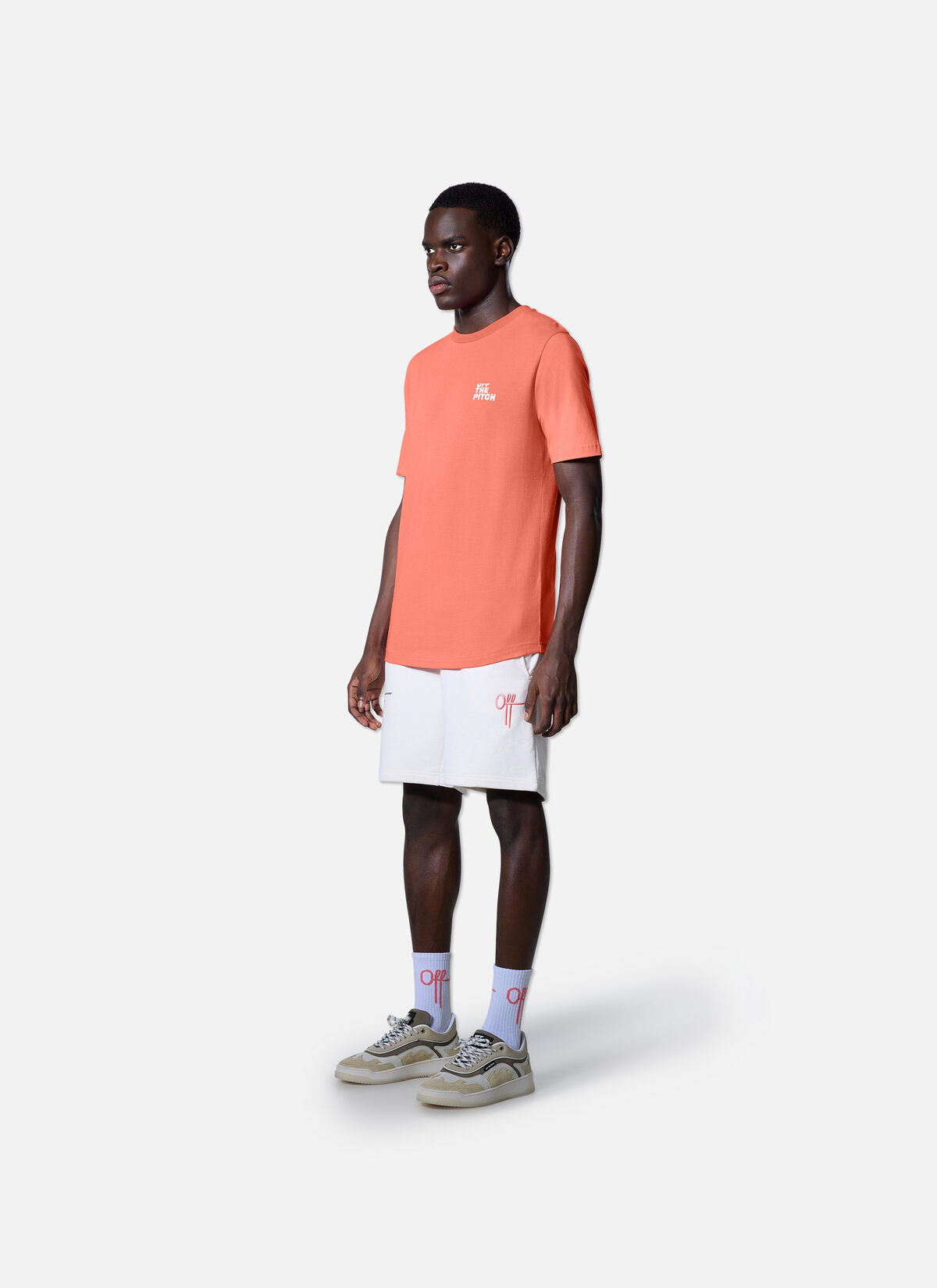 Fullstop Slim Fit Tee, Pink, hi-res